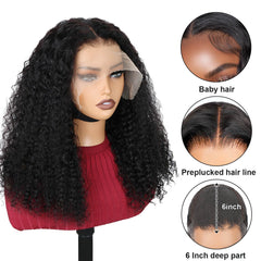 BEAUDIVA Jerry-curly wig showcasing natural hairline for daily wear