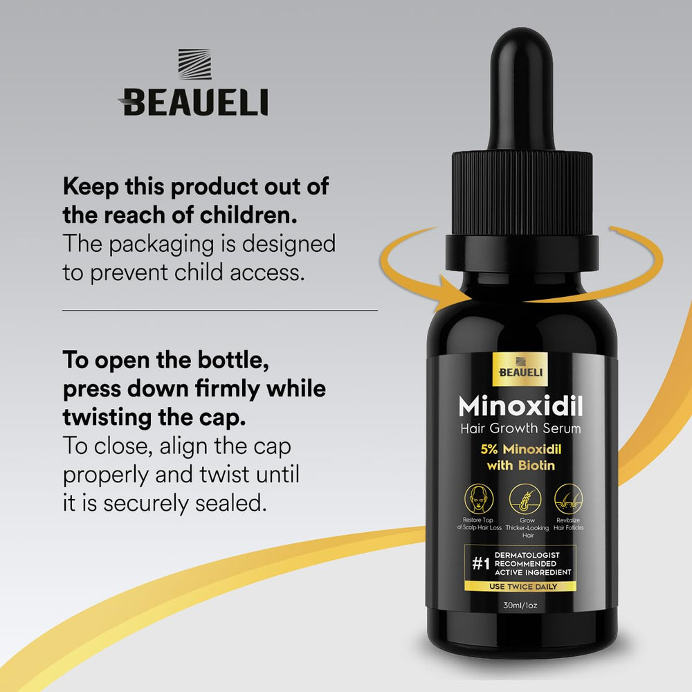Beaueli minoxidil 5 percent foam application for easy daily use