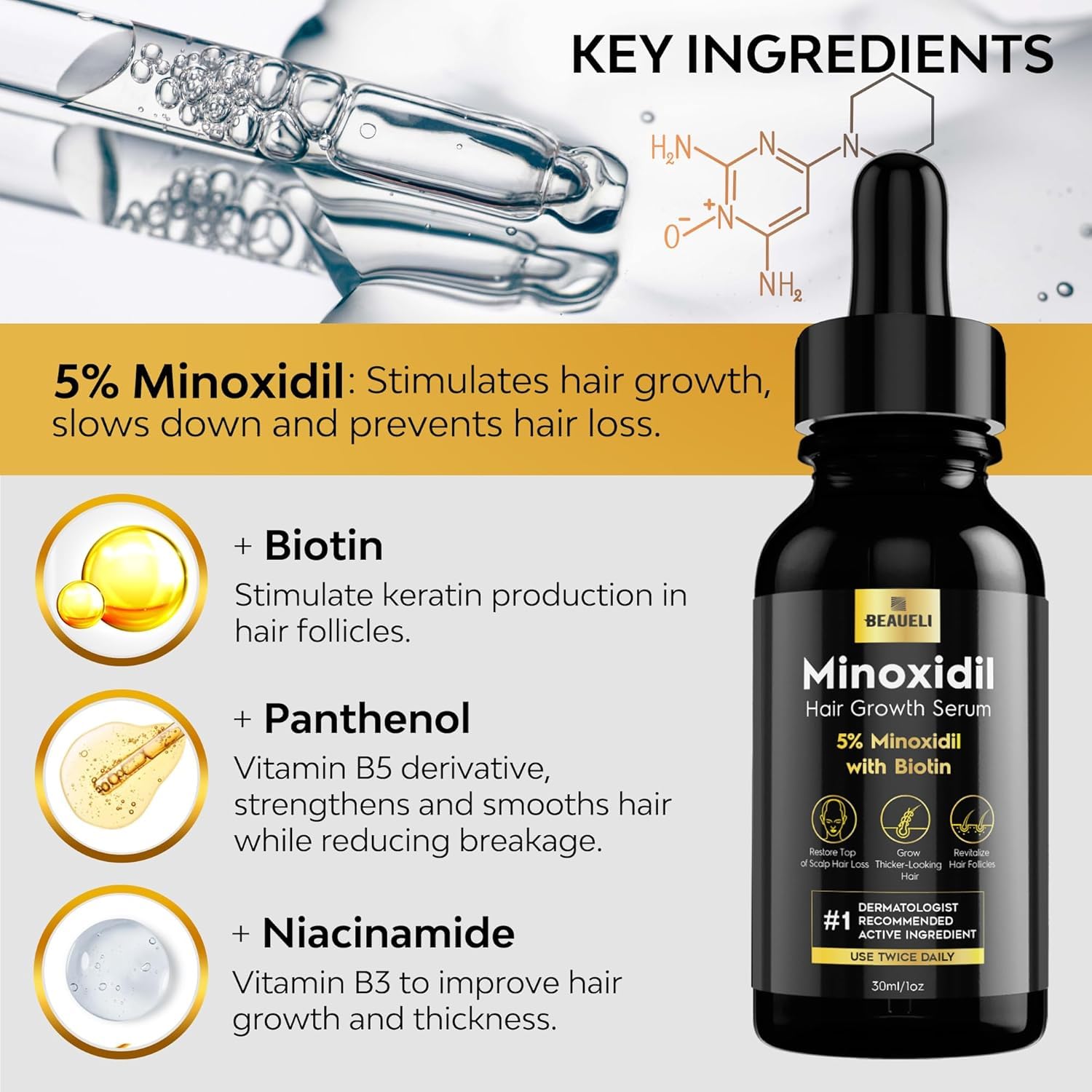 Beaueli unisex formula designed for both genders.