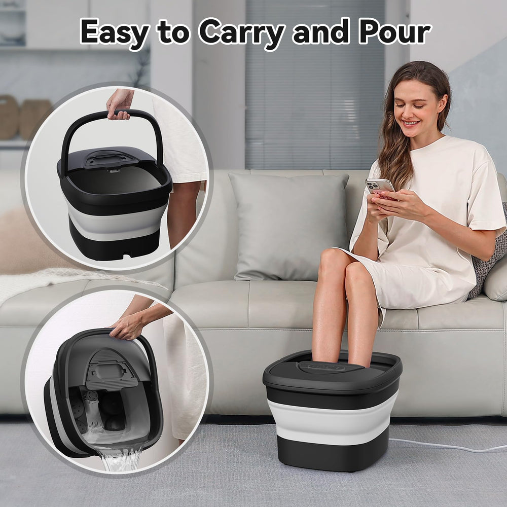 Beaumoi foot spa timer function enables personalized session length
