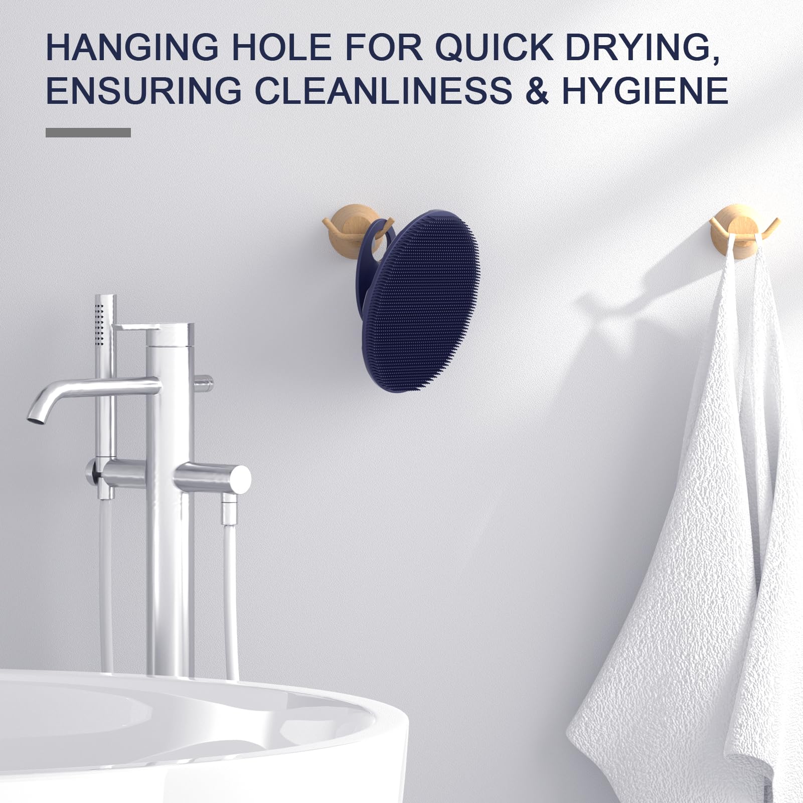 BEAUTAIL silicone body scrubber durable silicone material for longevity