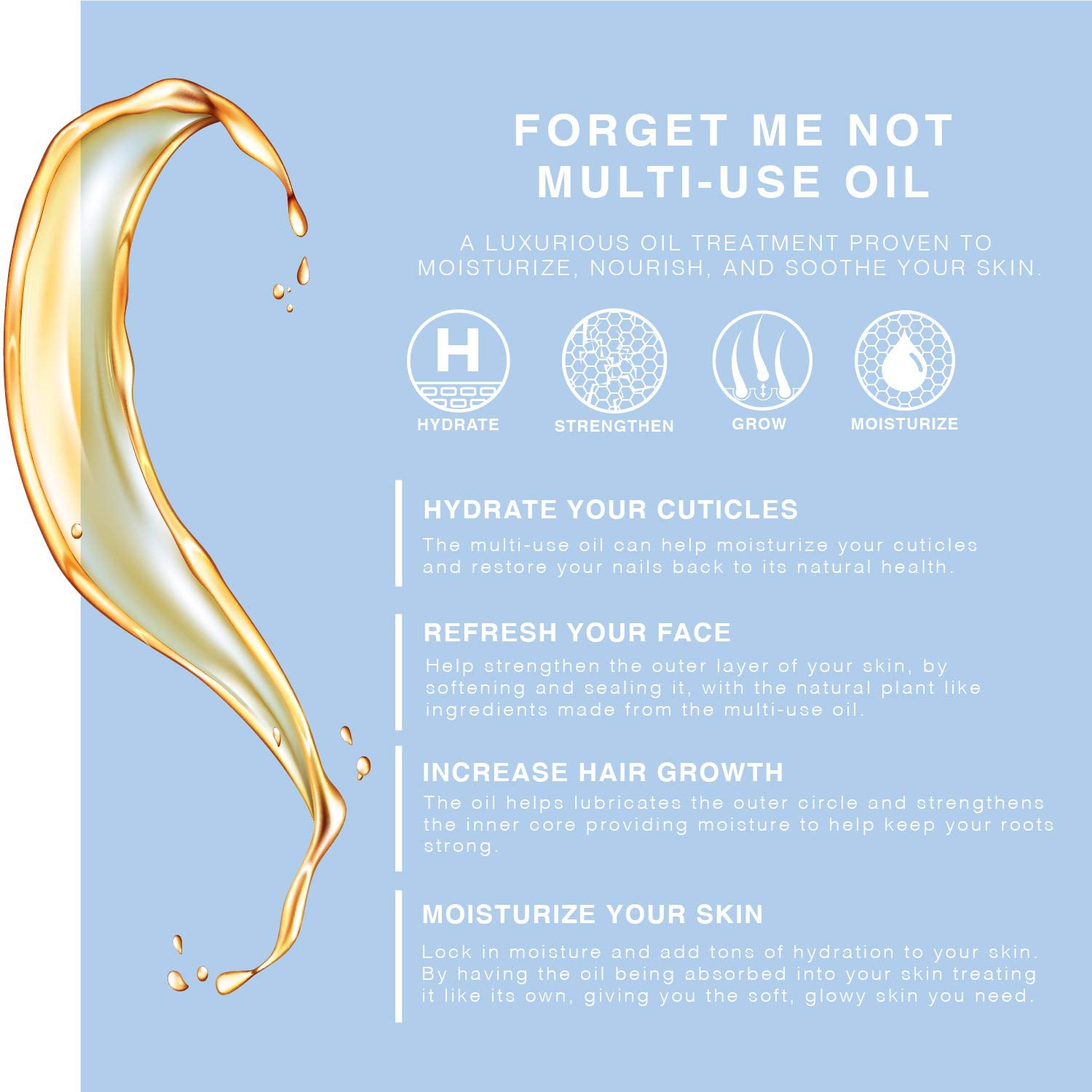 BEAUTE DE PROVENCE Forget Me Not oil texture-rich serum for dry skin