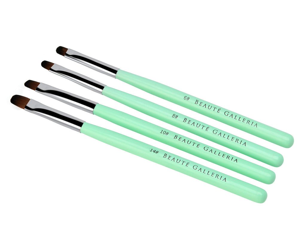 Beaute Galleria brush size 10 excels at gel overlays and sculpting.