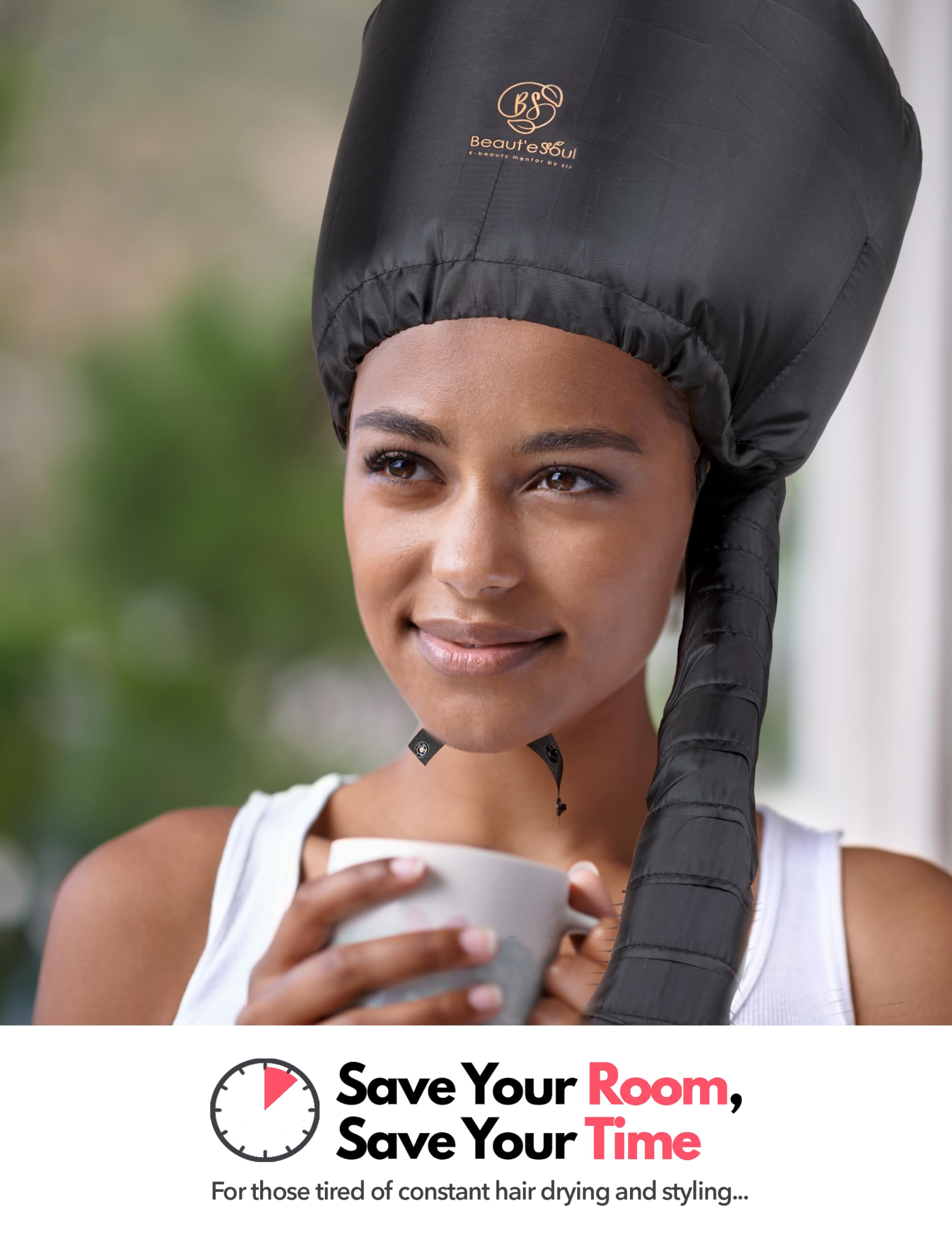 Beauté Seoul 360° ventilation holes promote airflow for efficient drying and treatment absorption