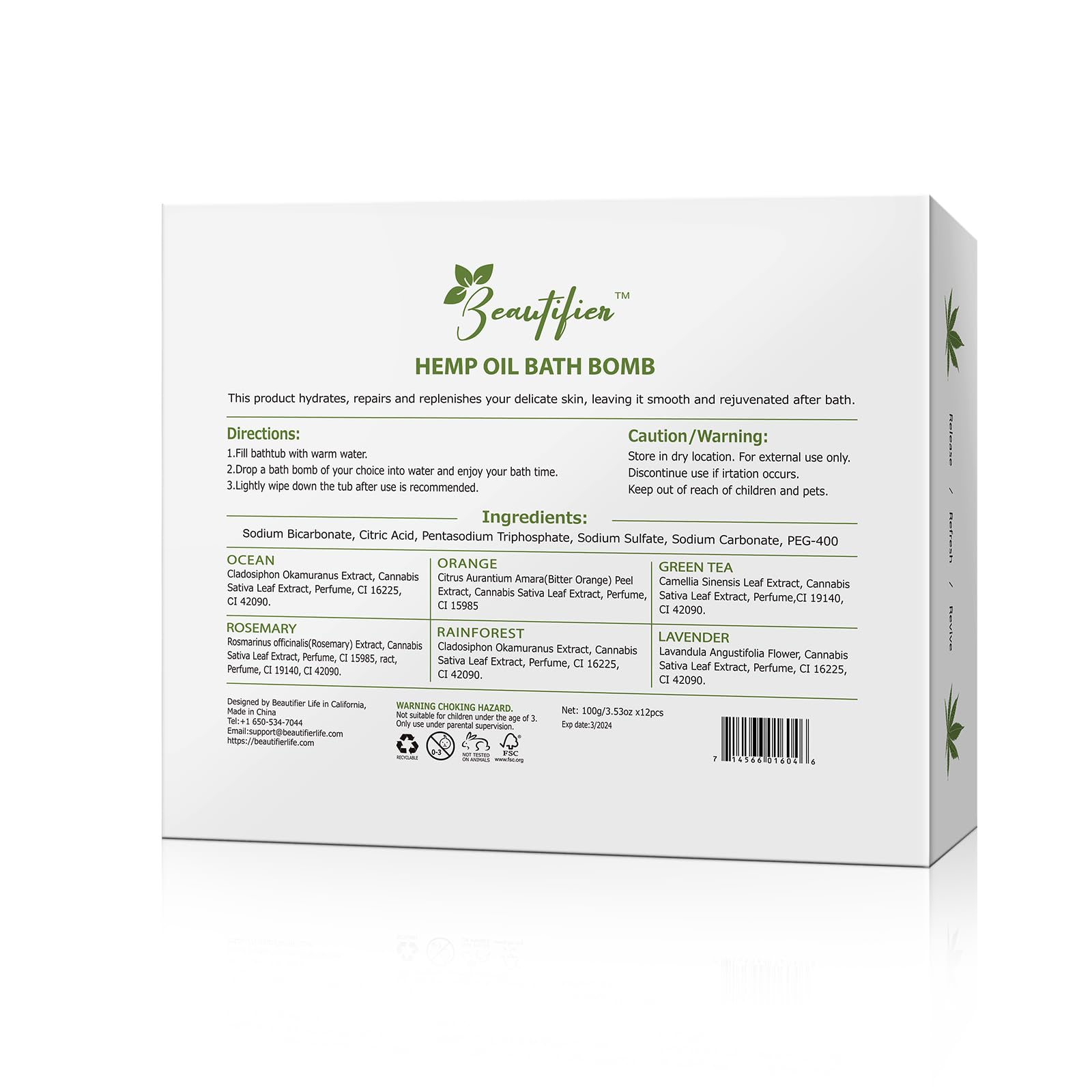 Beautifier Life bath bombs dissolving in water releasing vibrant bubbles for spa moments