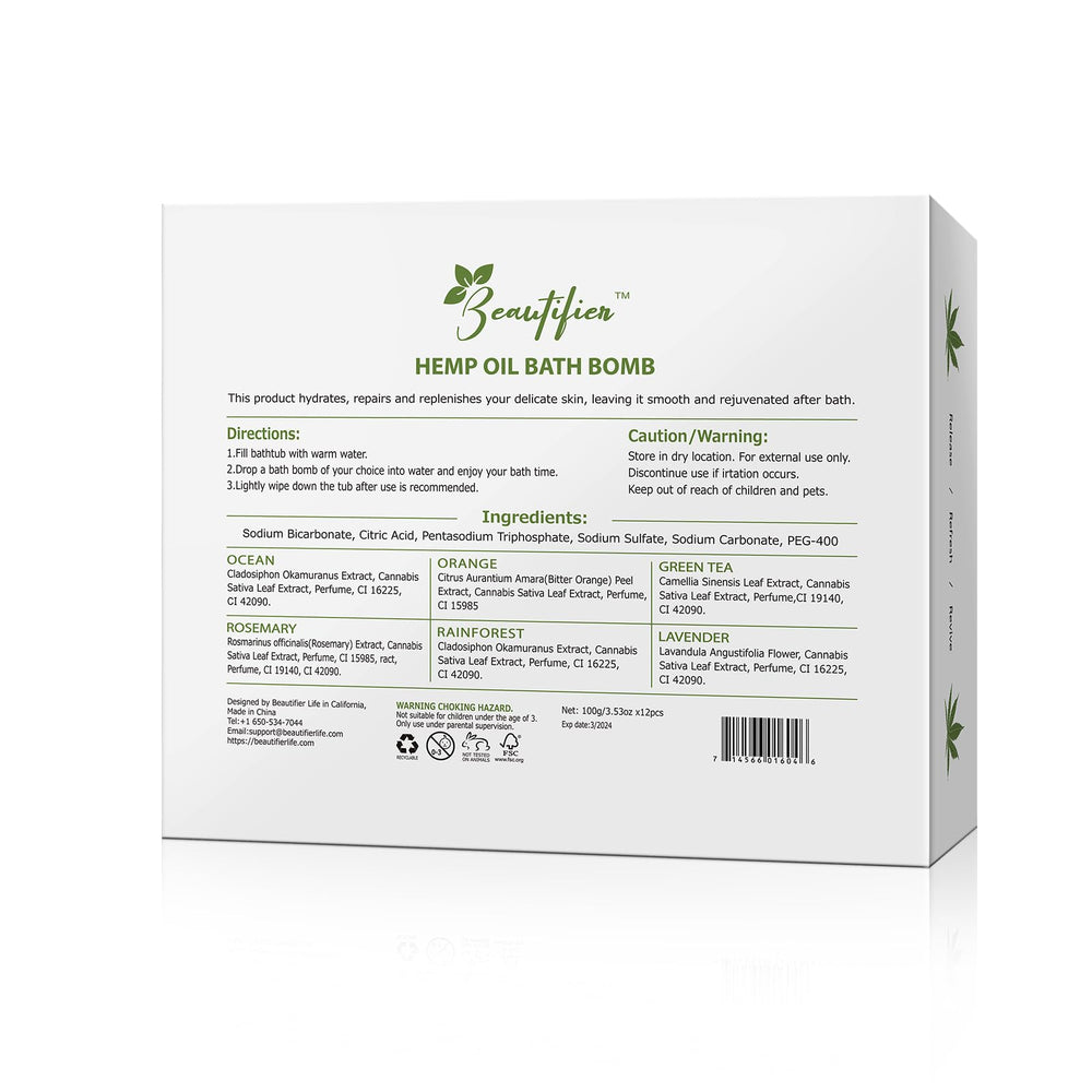 Beautifier Life bath bombs dissolving in water releasing vibrant bubbles for spa moments