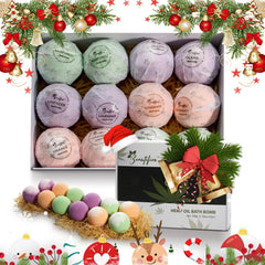 Beautifier Life hemp bath bomb gift set packaging showcases premium spa presentation