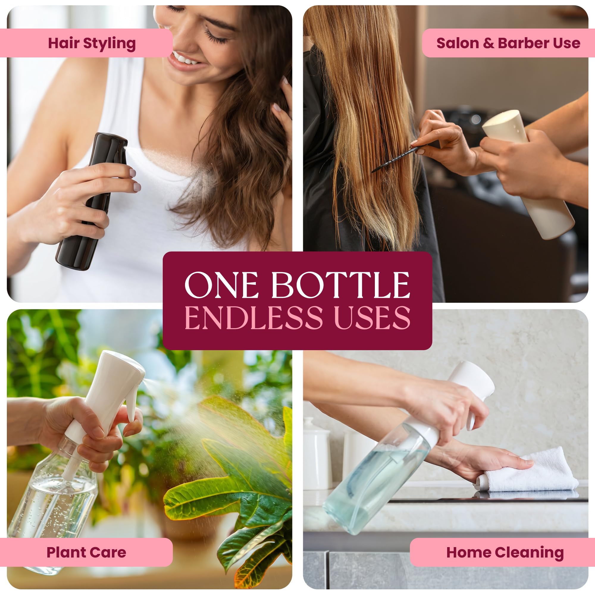 BeautifyBeauties used on wet hair styling demonstrates even coverage benefit