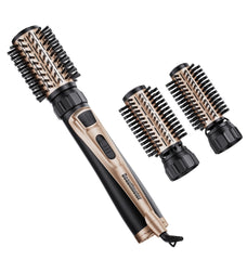 Beautimeter hair dryer brush shows 3-in-1 design for quick drying and styling