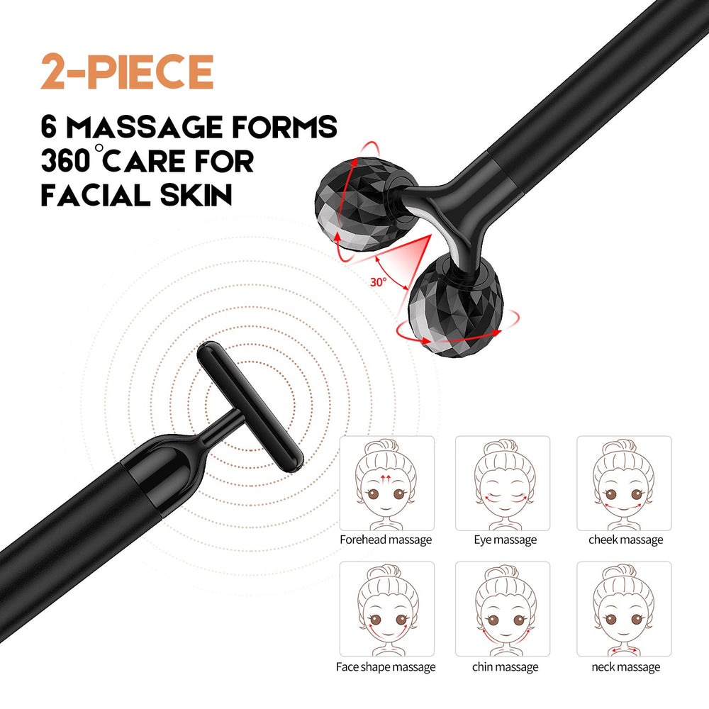 Beauty Bar battery-operated massager ready for cordless use with AA battery