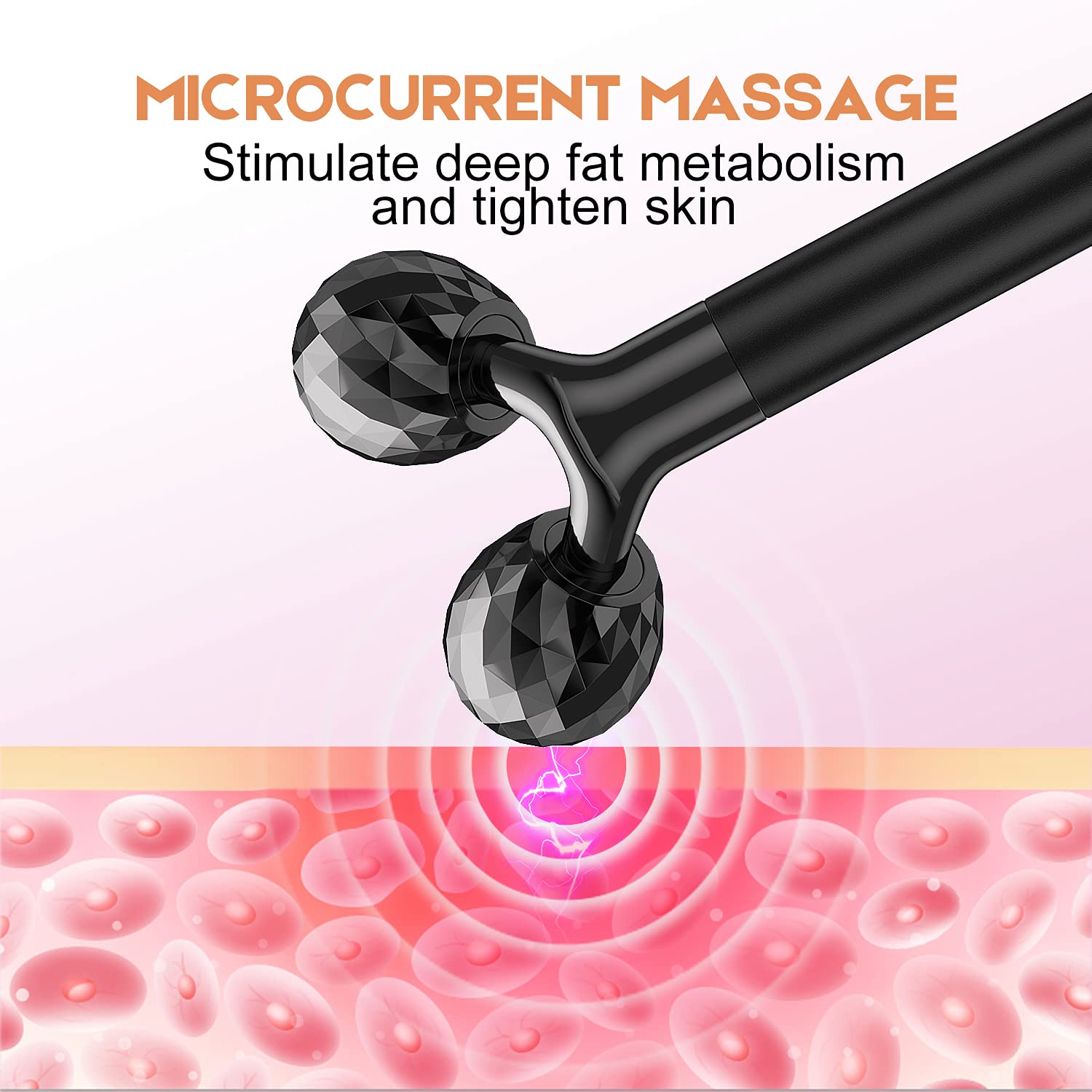 Beauty Bar massager in shower to illustrate waterproof use