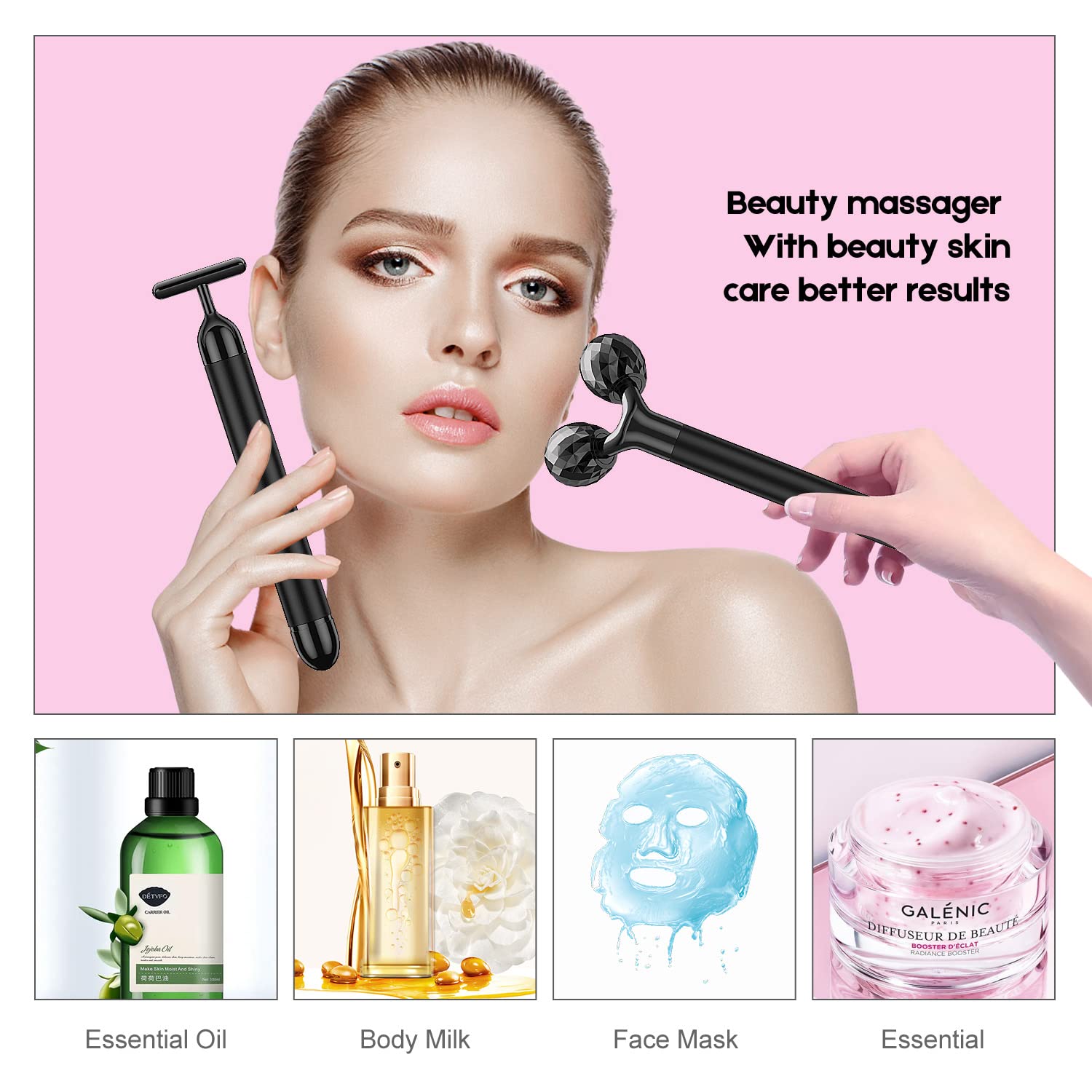 Beauty Bar skin-care absorption massage aiding even product penetration