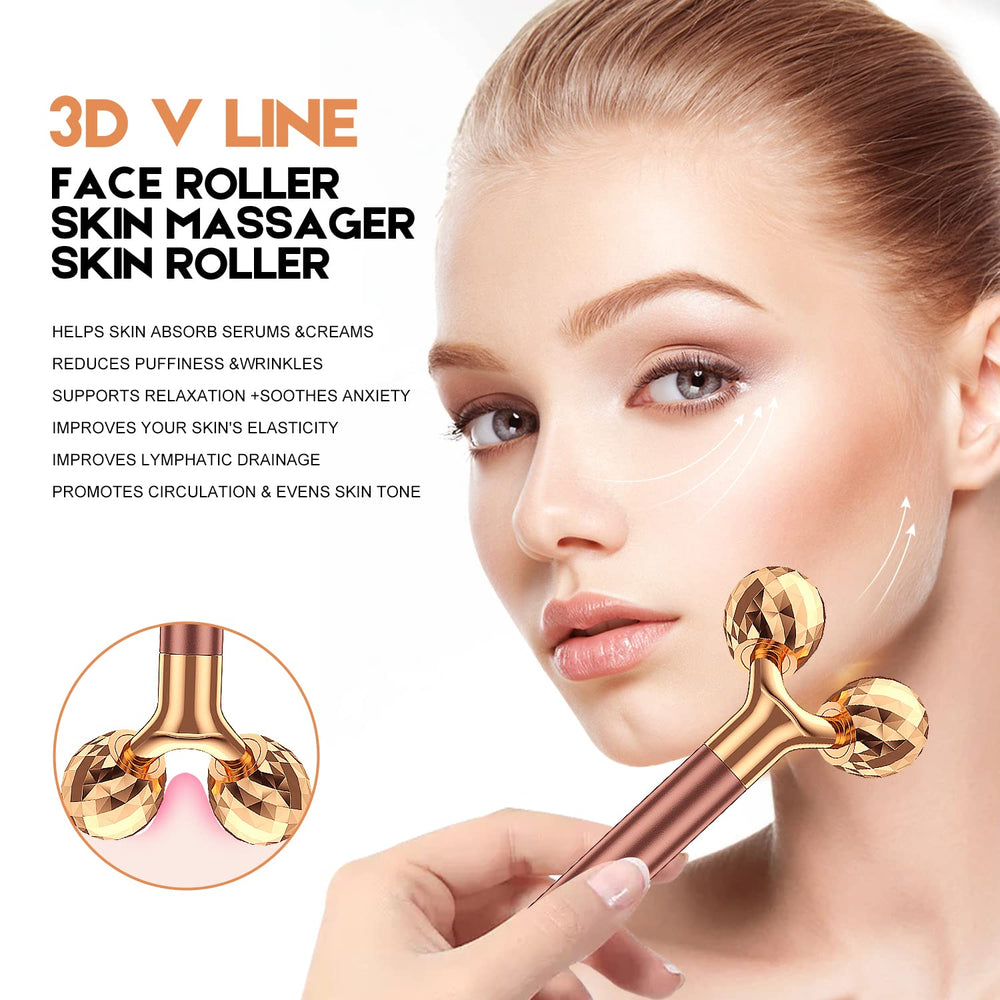 Beauty Bar T shaped massager with high frequency vibration for facial feel