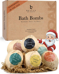 Beauty by Earth Bath Bombs Gift Set handmade in the USA for premium bath moments