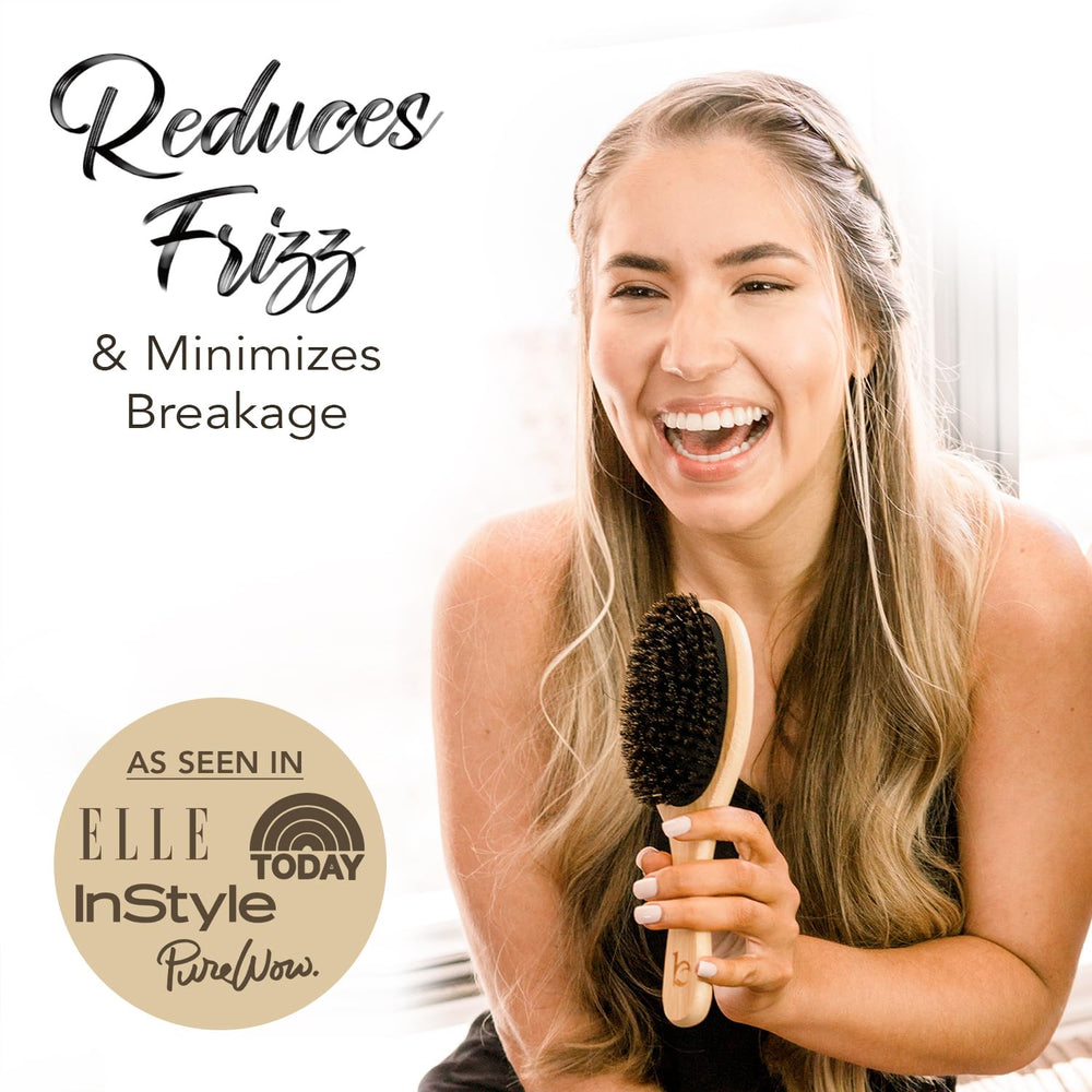 Beauty by Earth family-friendly brush suitable for women, men, and kids in everyday use