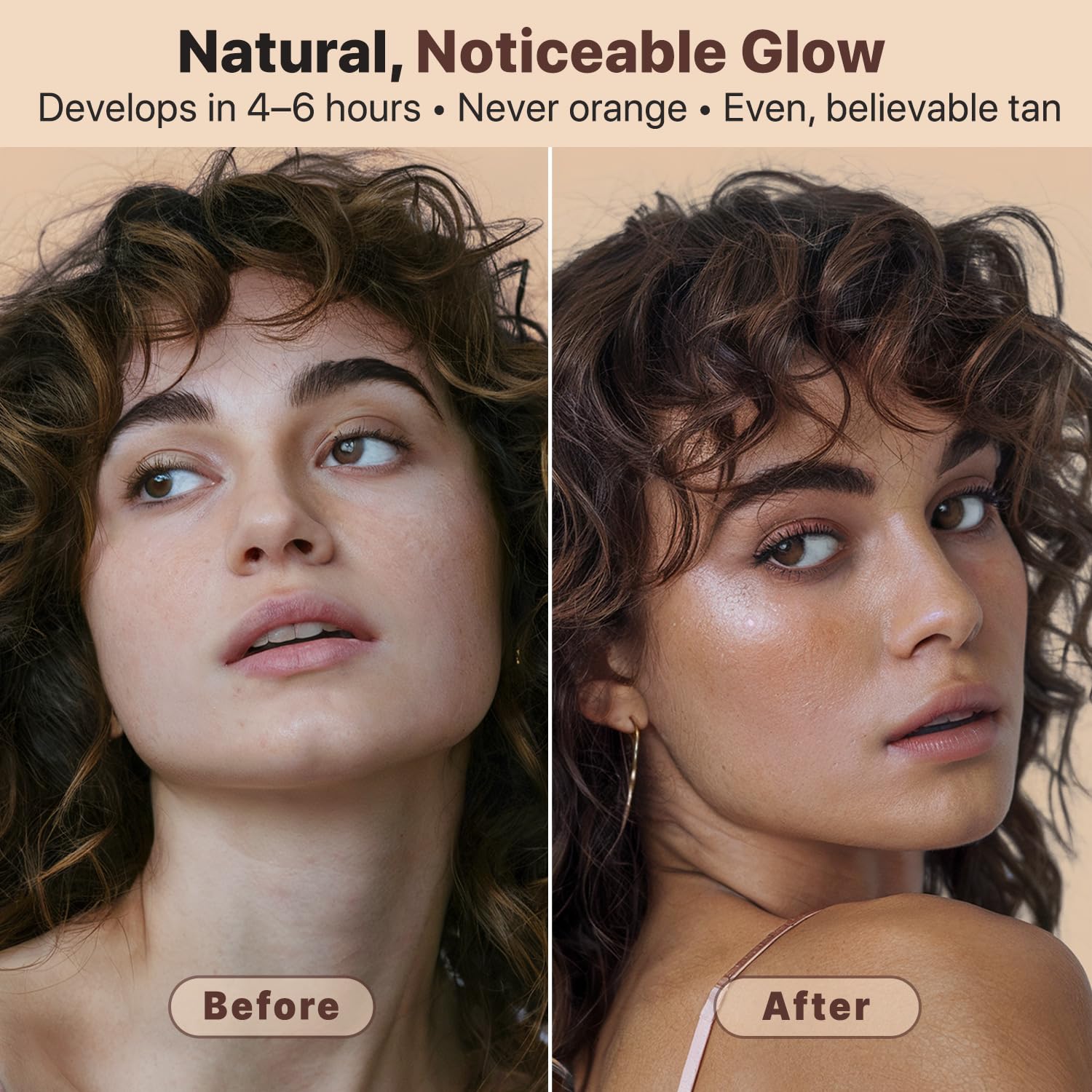 Beauty by Earth Bronzing Face Tanner Spray Mist close-up demonstrates spritz action for quick sun-kissed results.