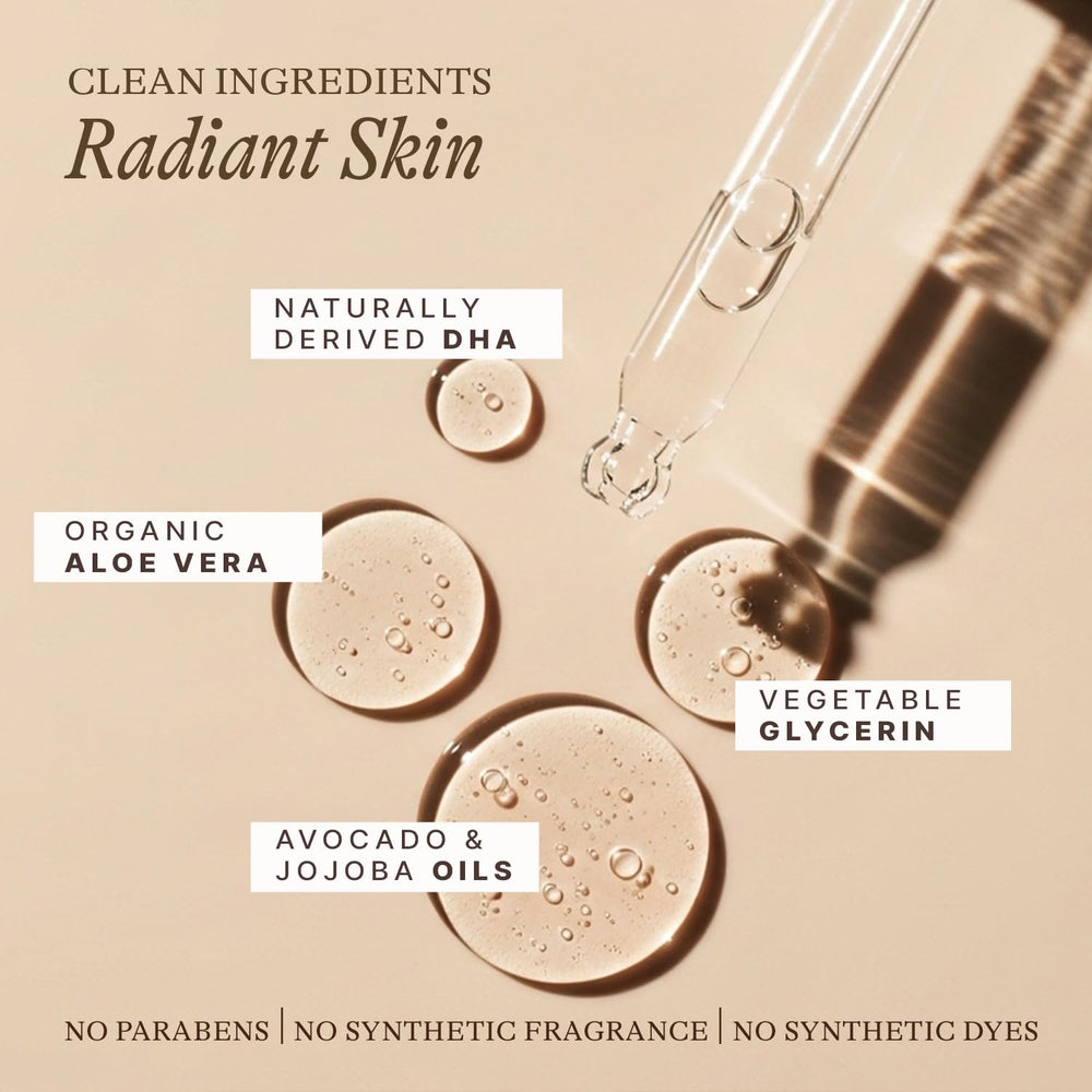 Beauty by Earth blends drops for even medium shade on skin.