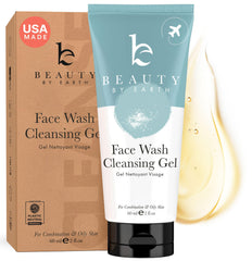 Beauty by Earth Clean Face Wash bottle front for everyday gentle cleansing