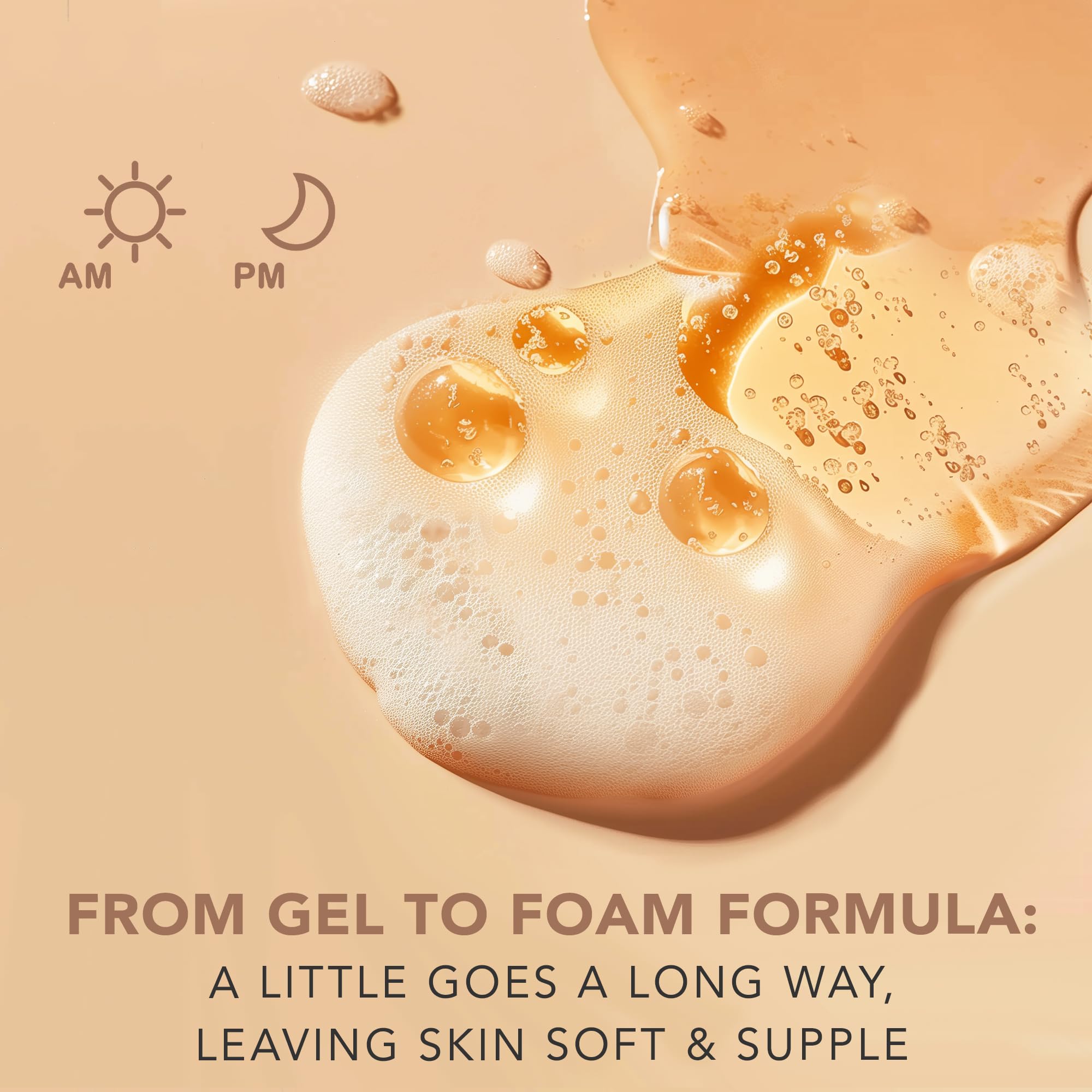 Beauty by Earth Clean Face Wash ingredients illustration showing plant-derived components for gentle cleansing