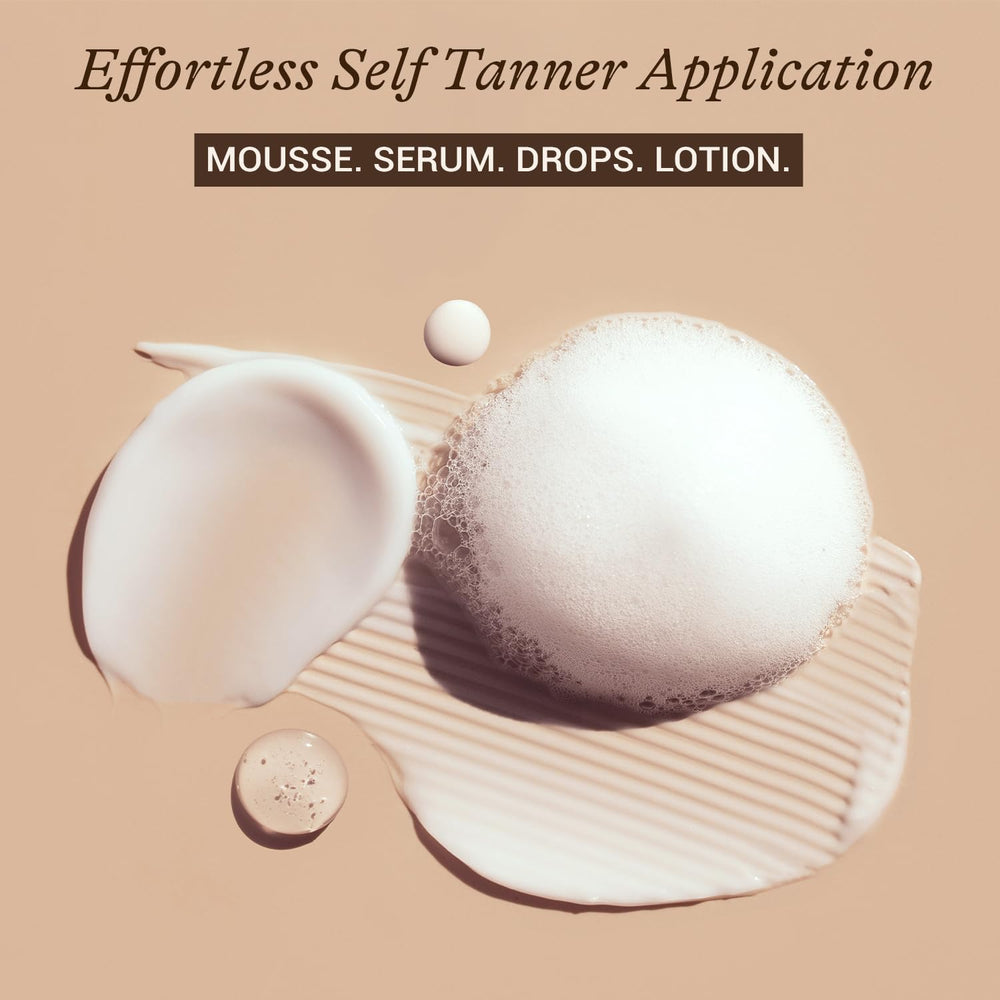 Even coverage with Beauty by Earth mitt during self tan application
