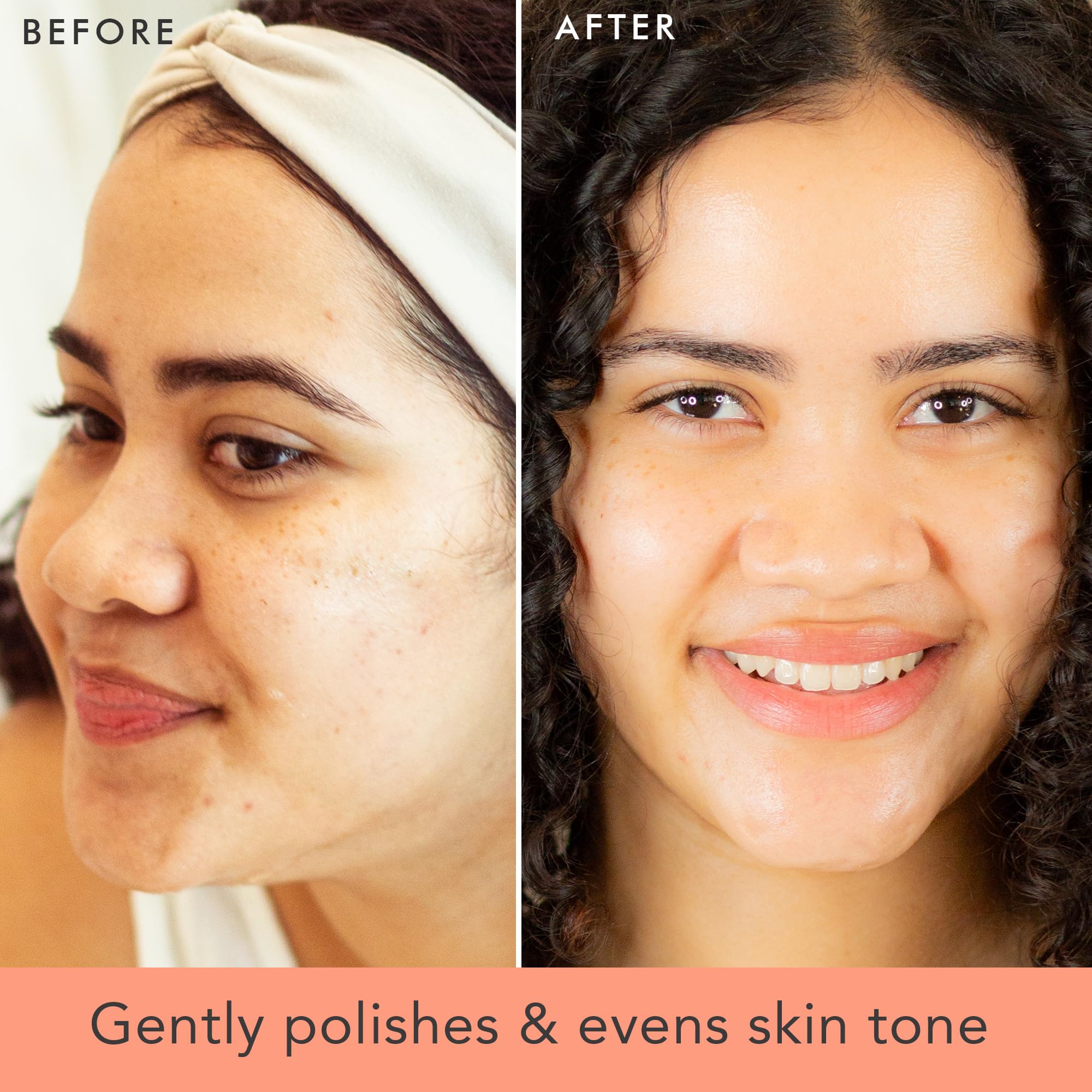Beauty by Earth face wash bottle pump demonstrates deep cleansing and pore care