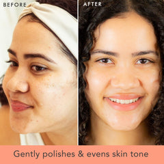 Beauty by Earth face wash bottle pump demonstrates deep cleansing and pore care