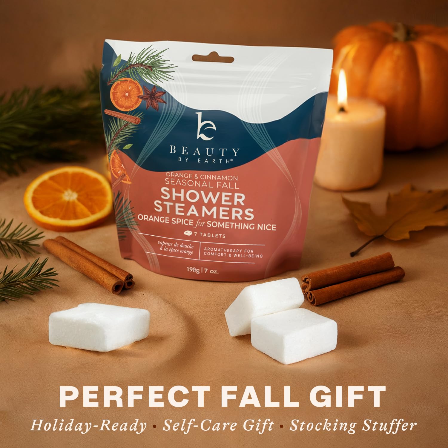 Beauty by Earth fall relaxation gift idea for self-care baskets.