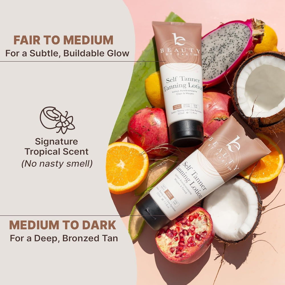 Beauty by Earth close-up highlights bronzed, even finish