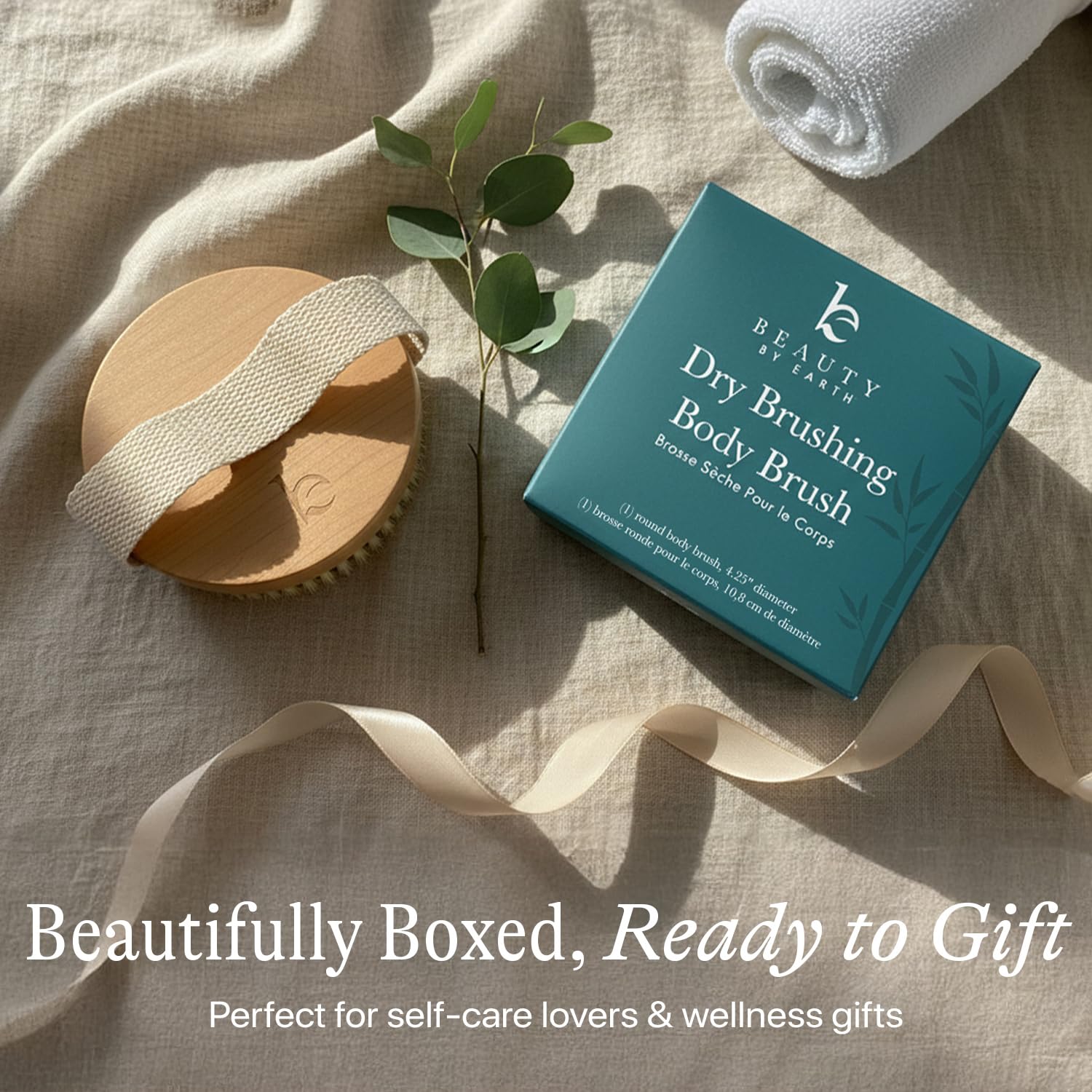 Beauty by Earth gift-ready body brush suitable for self-care routines