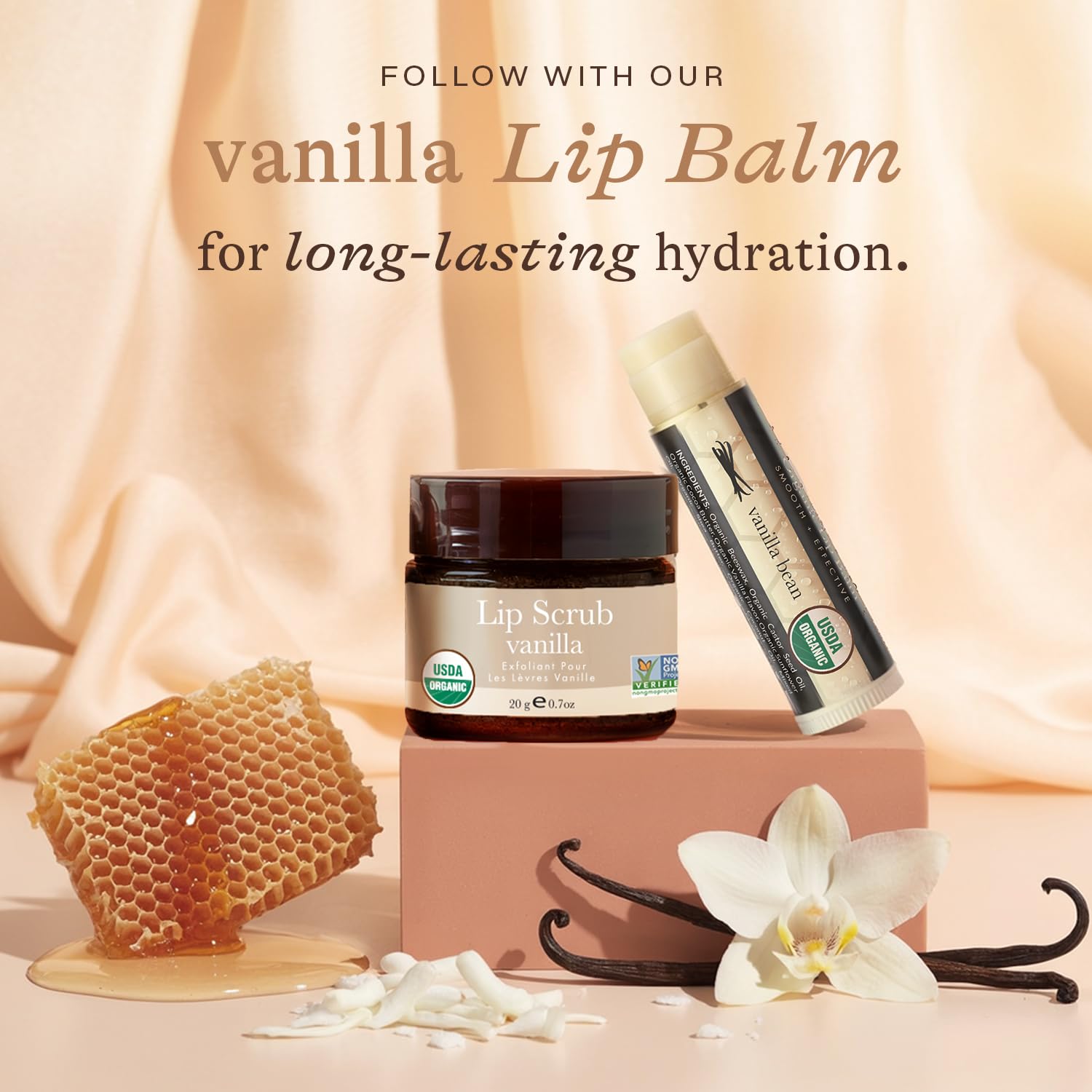 Beauty by Earth gift-ready lip scrub vanilla signals thoughtful stocking stuffer option.