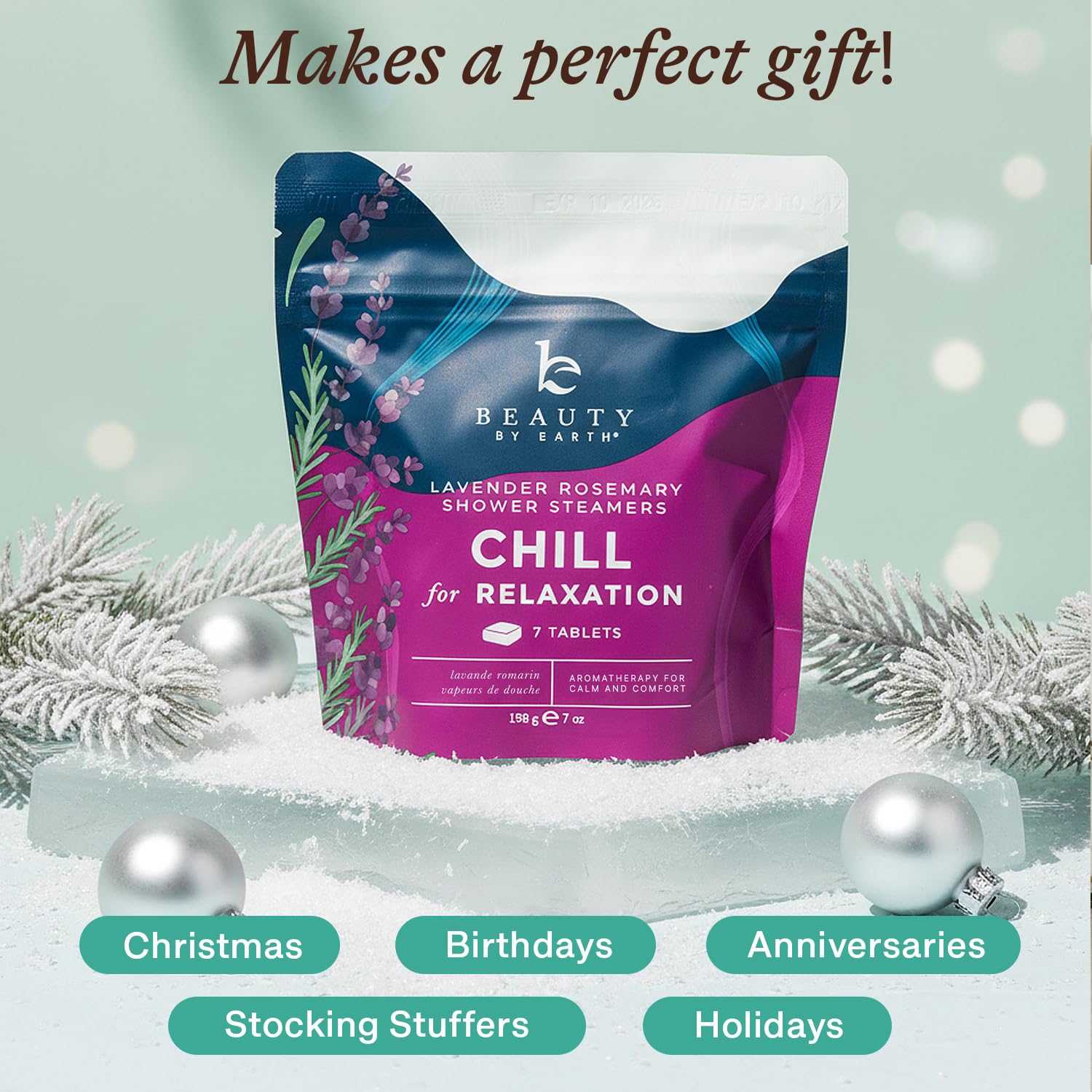 Beauty by Earth gift-ready steamers for holidays and special occasions