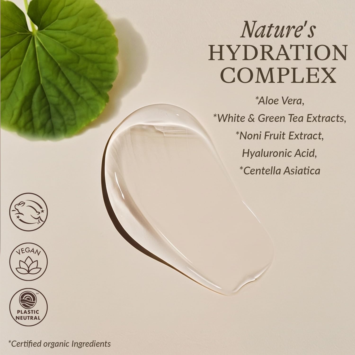 Beauty by Earth hyaluronic serum packaging highlights USA made production