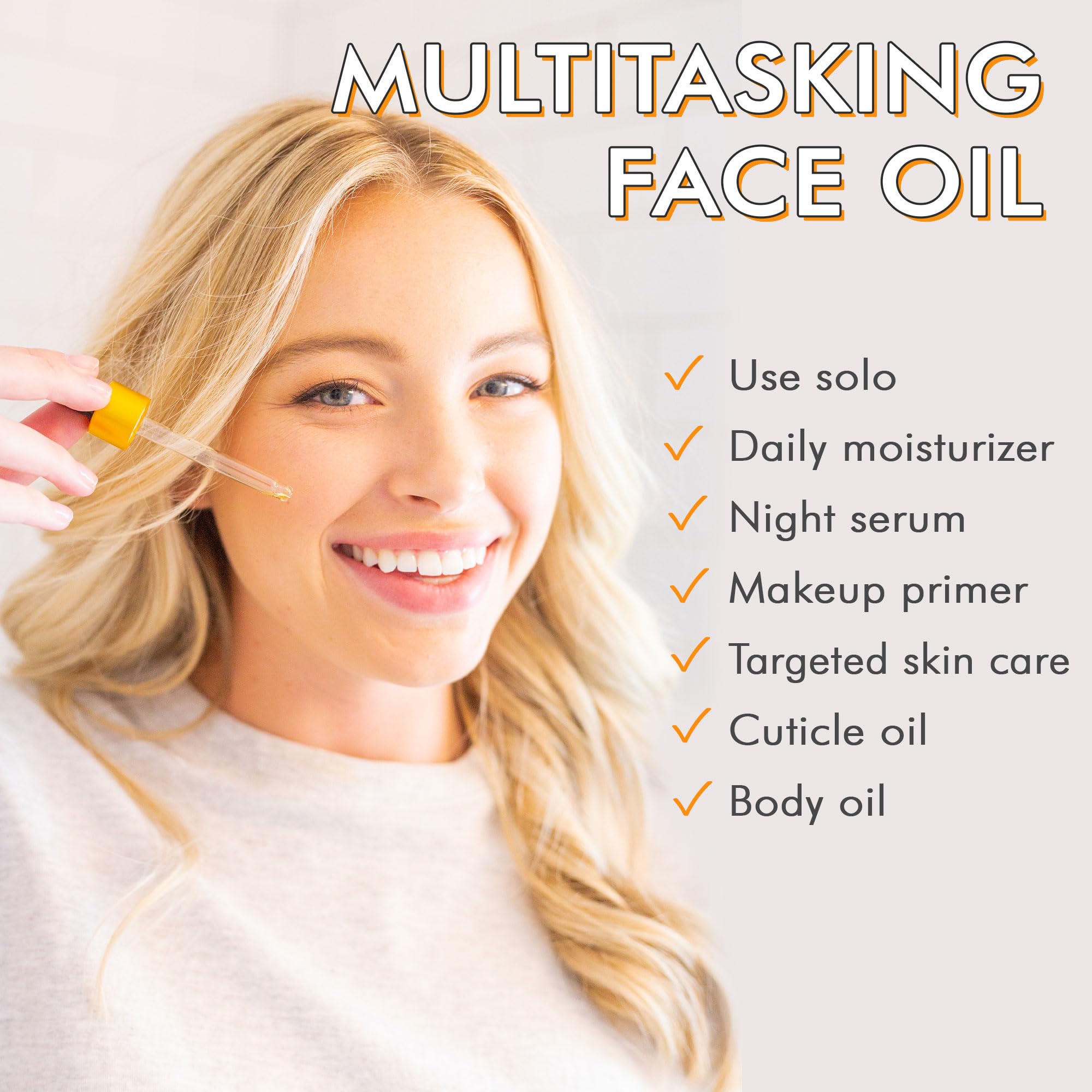 Beauty by Earth jojoba oil bottle emphasizing lightweight hydration for oily skin.