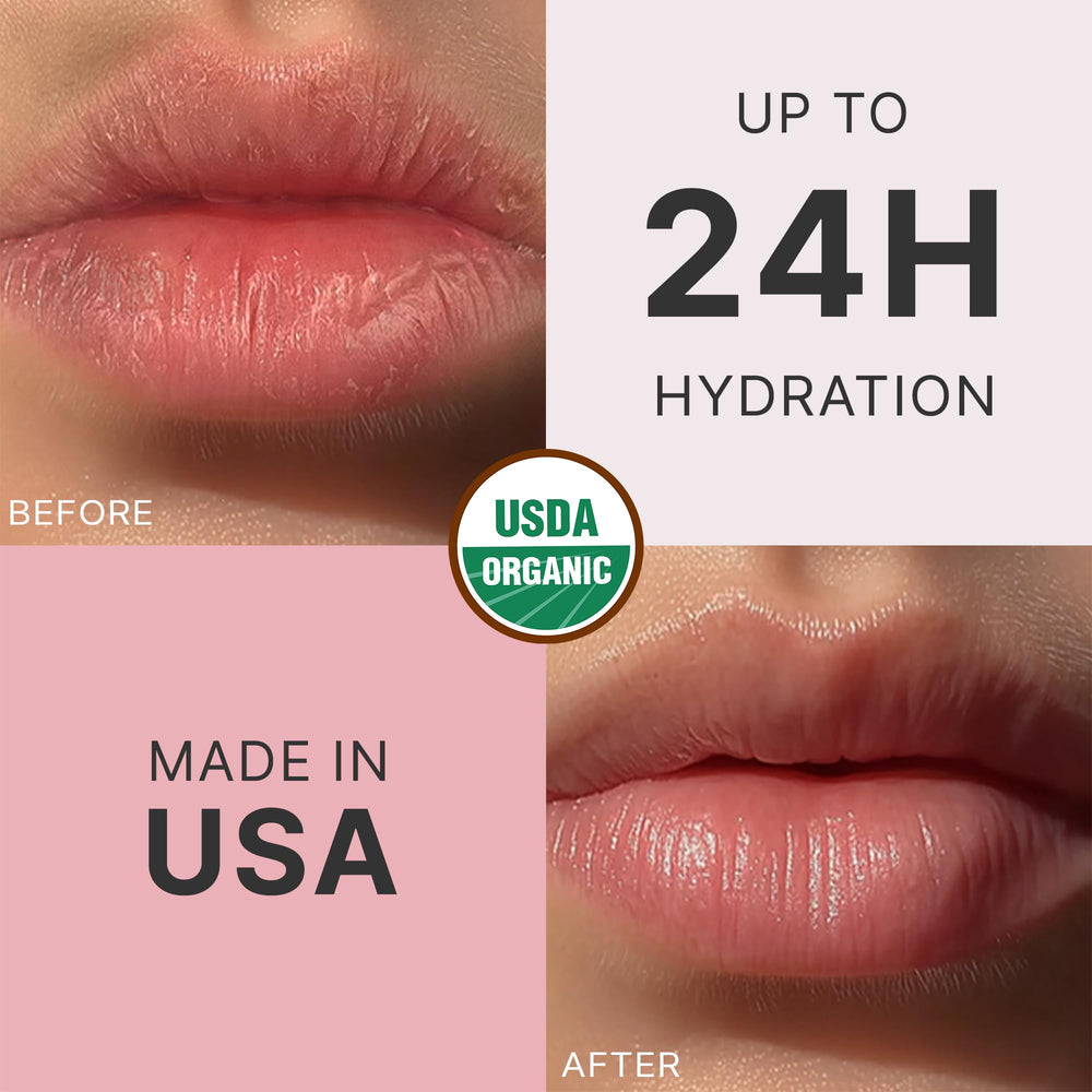 Beauty by Earth lip balm multi-flavor pack, convenient four-pack for on-the-go.