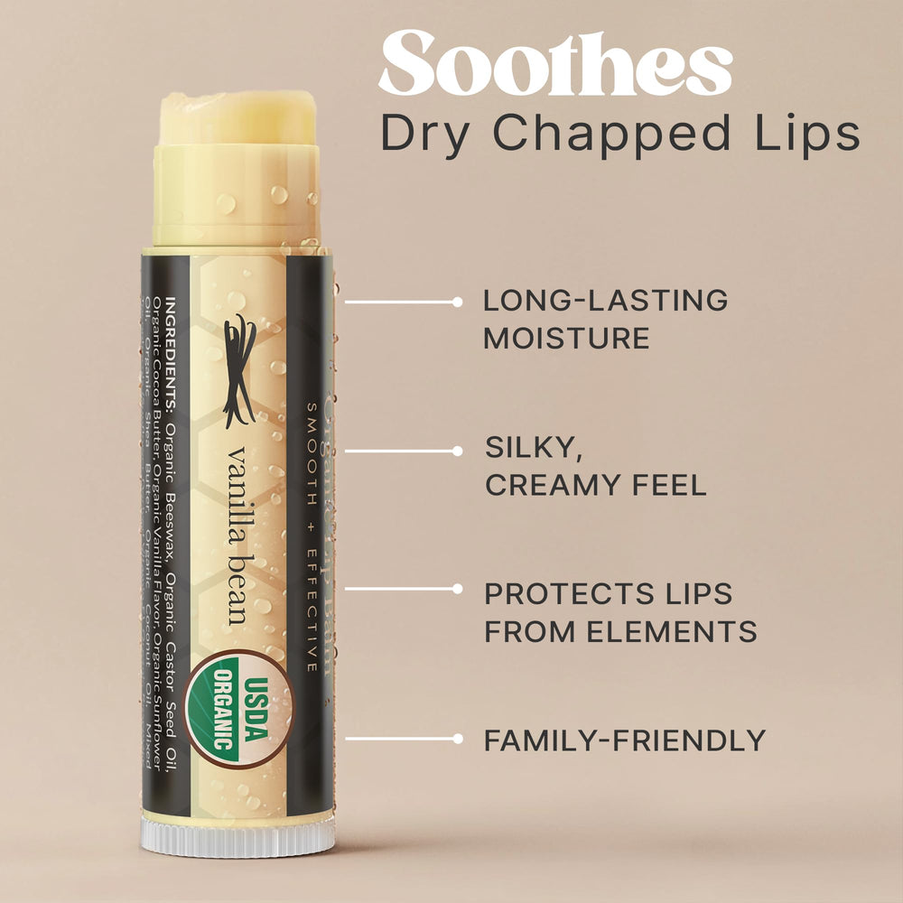 Beauty by Earth lip balm packaging displayed as gift-ready packaging.