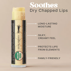Beauty by Earth lip balm packaging displayed as gift-ready packaging.