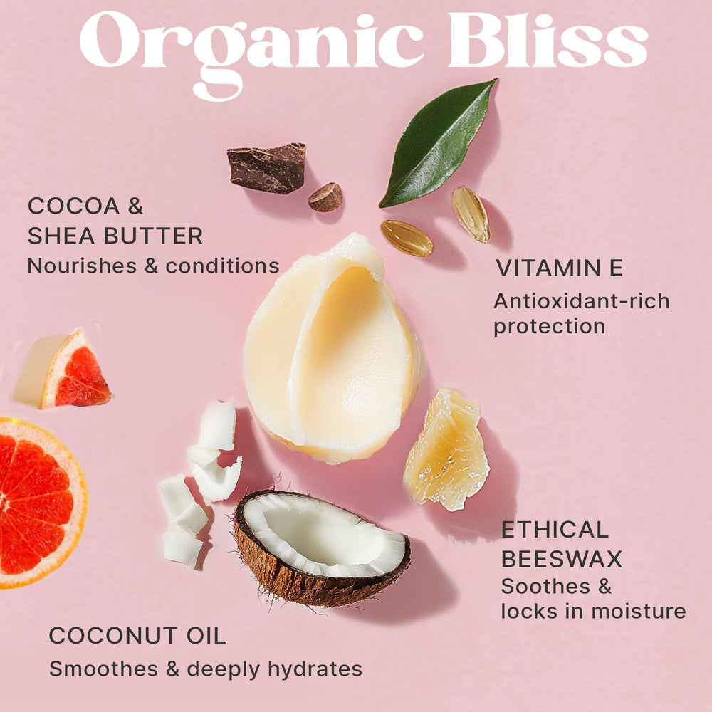 Beauty by Earth vitamin E lip balm, nourishes and protects dry lips.