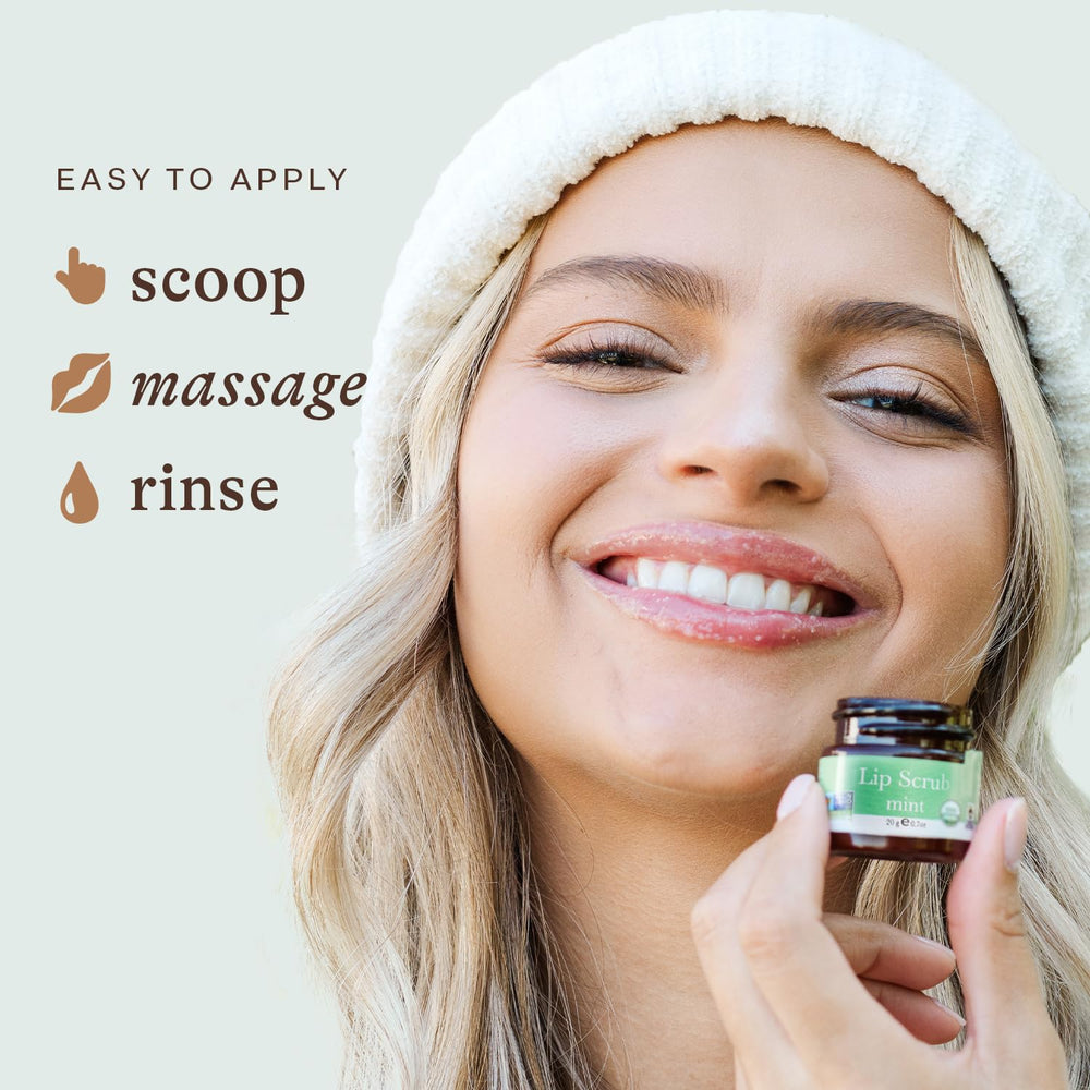 Beauty by Earth lip scrub mint gift-ready option supports thoughtful stocking stuffers.