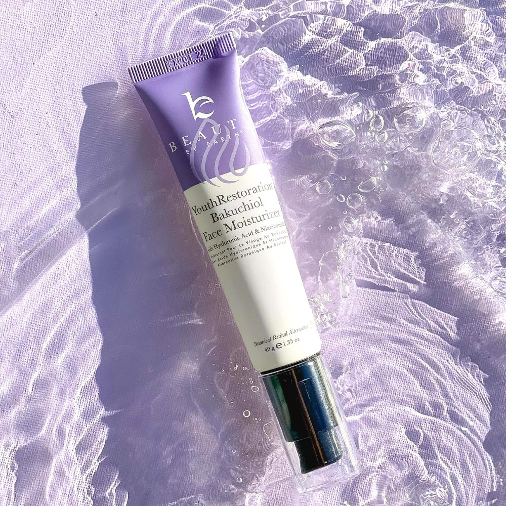 Beauty by Earth made in USA label emphasizes clean organic ingredients