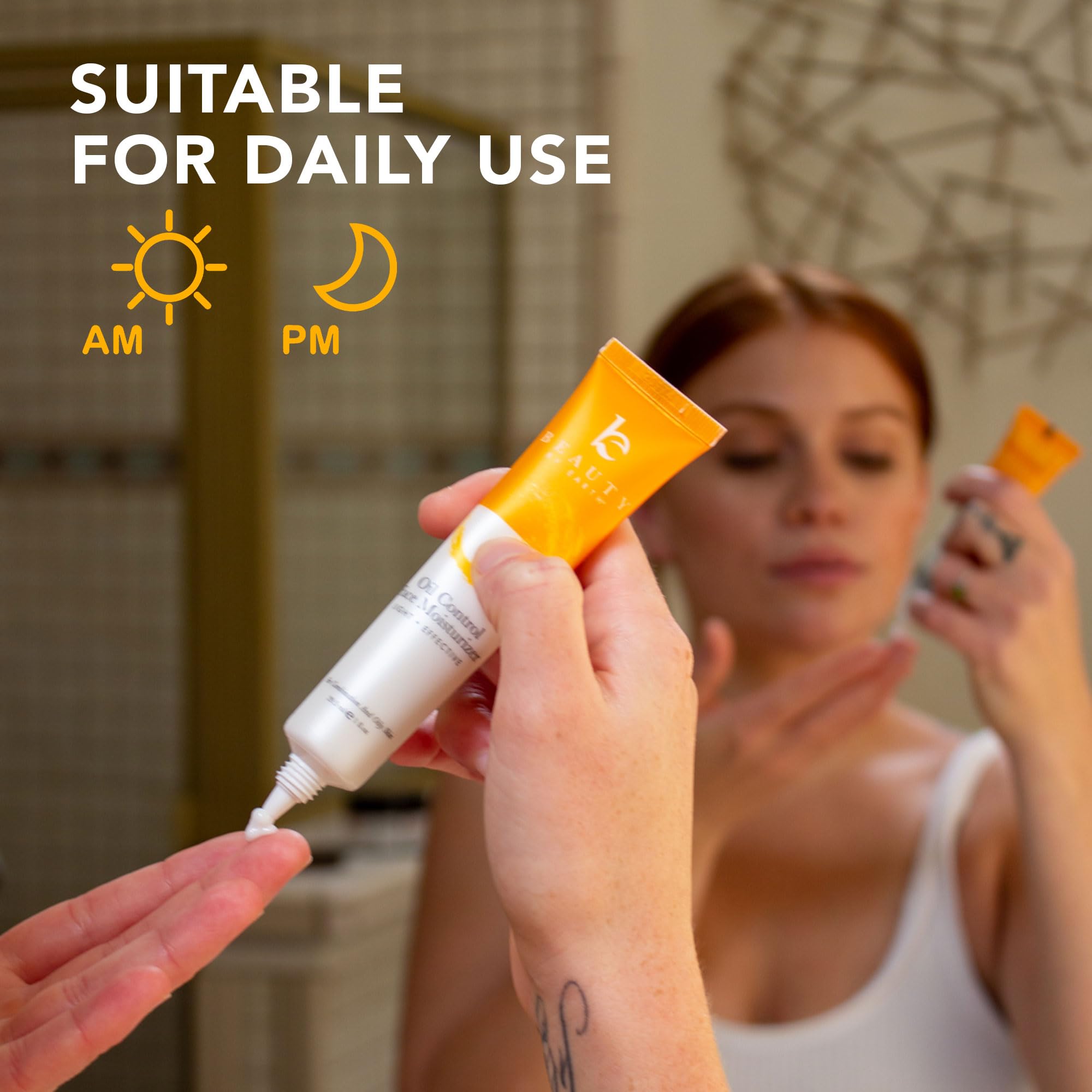 Beauty by Earth for acne-prone skin, gentle daily moisturizer.