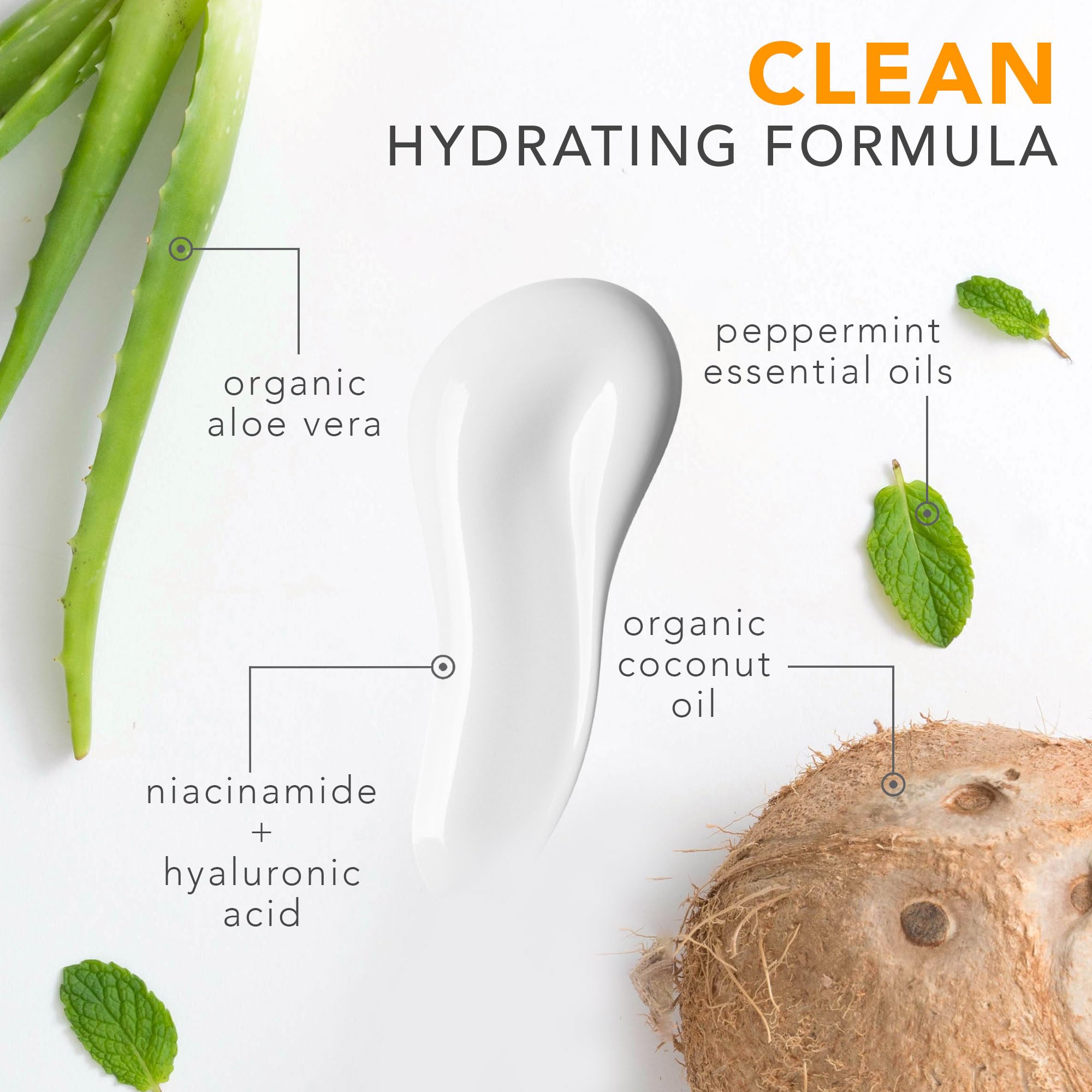 Beauty by Earth oil-control moisturizer in use, smooth application and immediate refreshment.