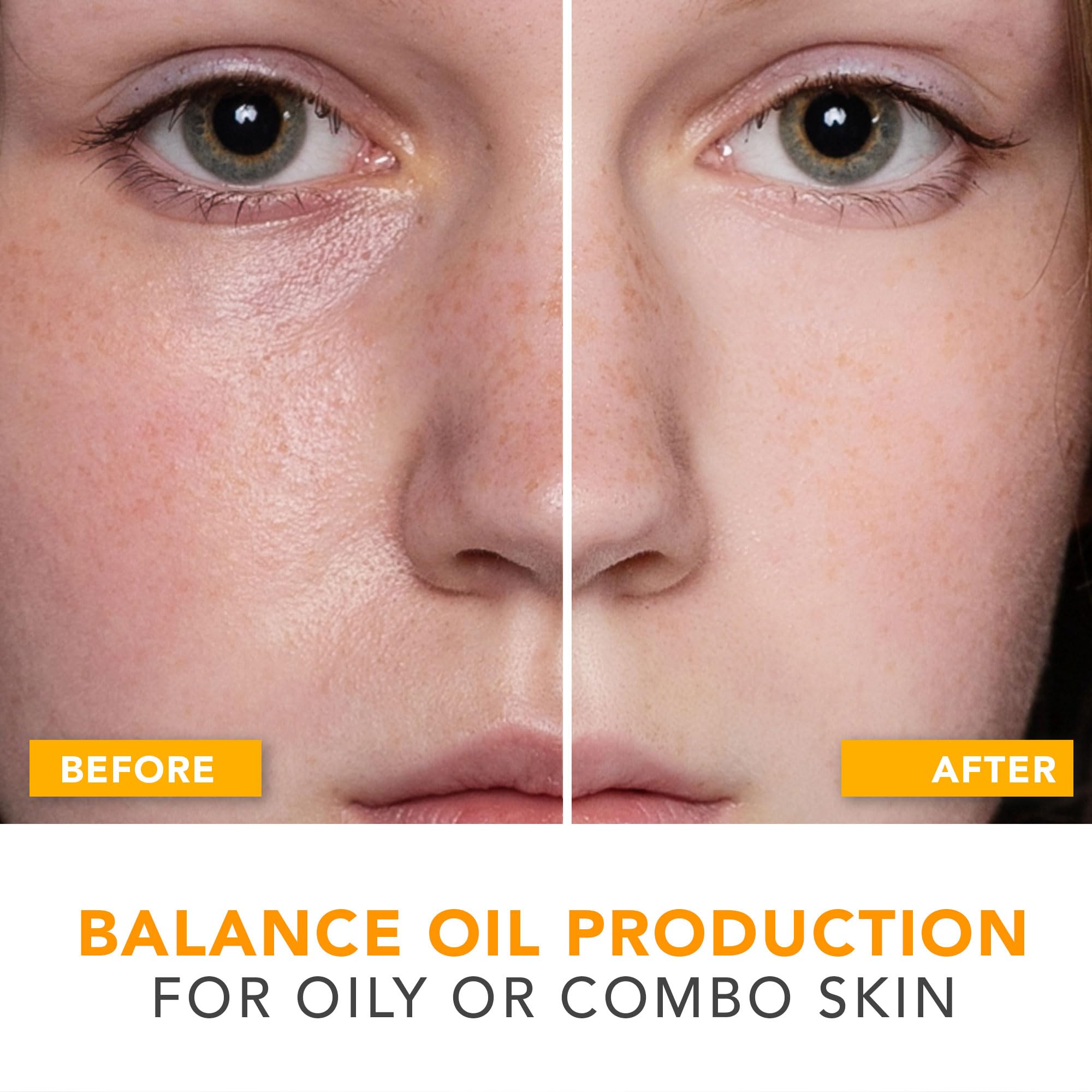 Beauty by Earth oil-control moisturizer bottle, USA-made with natural ingredients for acne-prone skin.