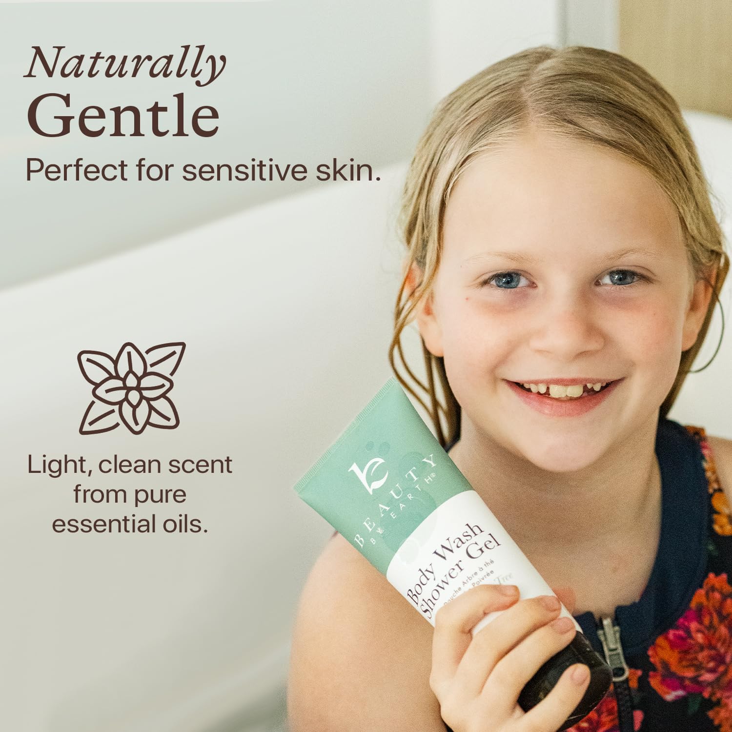 Beauty by Earth peppermint-tea-tree-shower-gel-tea-tree-mint: natural oils deliver refreshing aroma