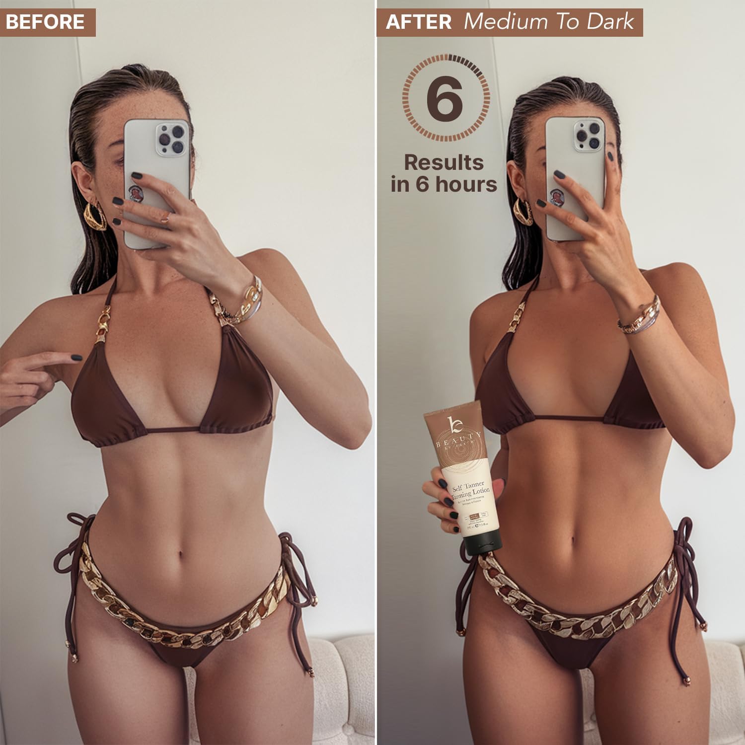 Beauty by Earth application glove for smooth, even tanning