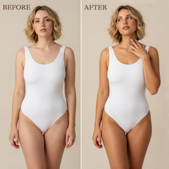 Beauty by Earth self-tanner on face and body for seamless tan.