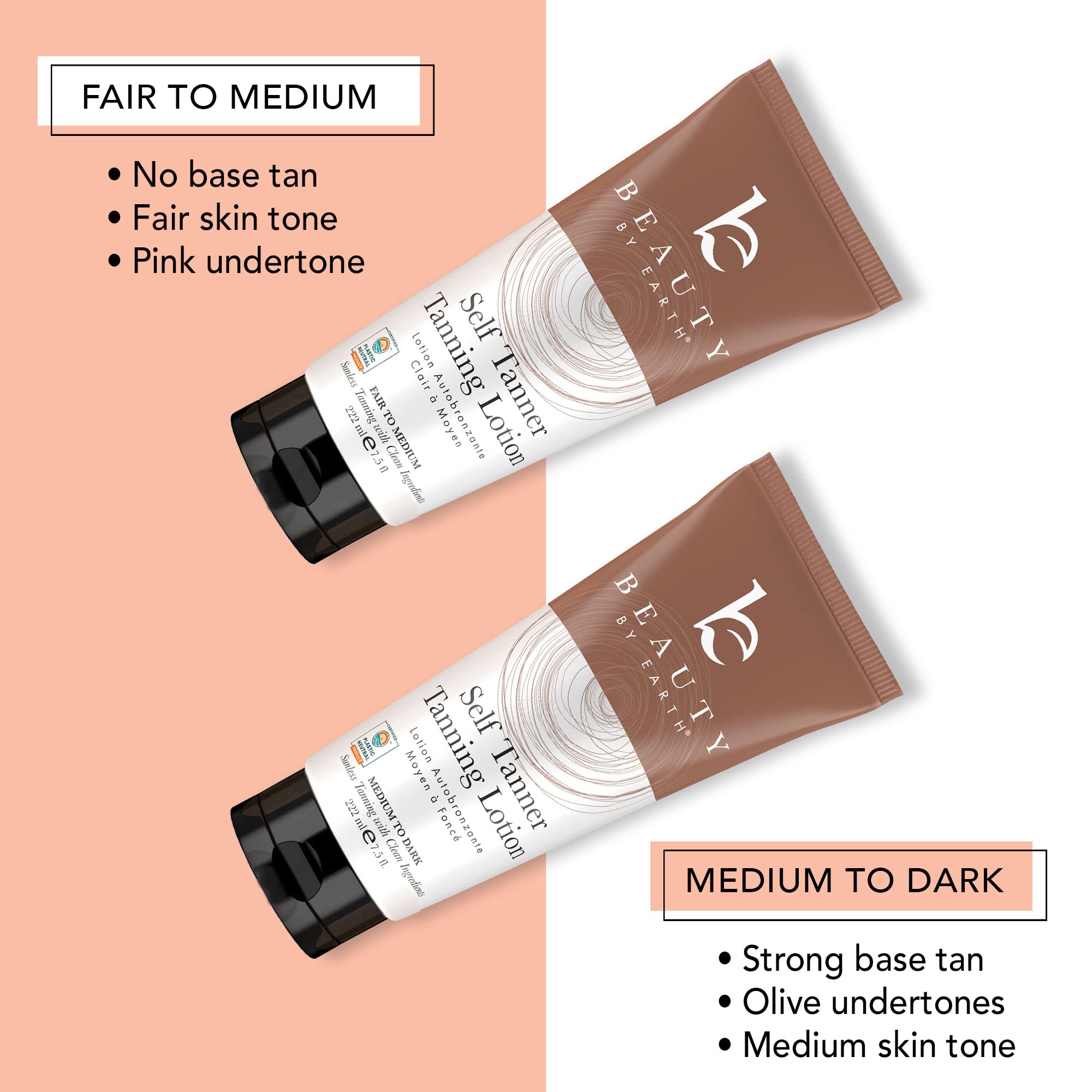Beauty by Earth ingredients image highlights aloe vera and shea butter for hydration.