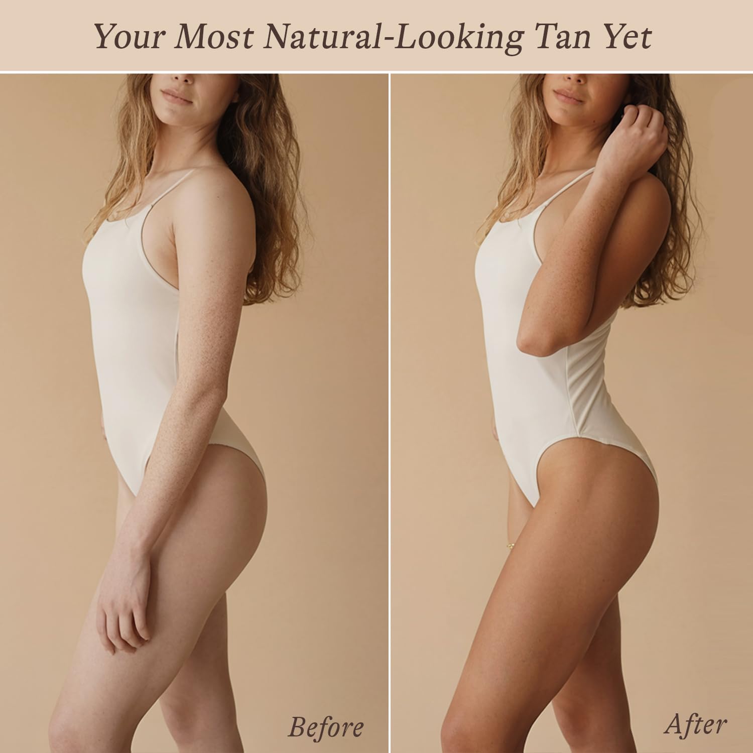 Beauty by Earth self-tanner mitt ready for smooth, streak-free application