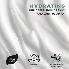 Beauty by Earth mitt-in-use ensures smooth, precise self-tanning results.