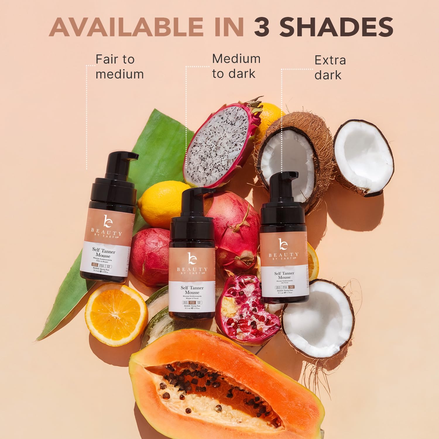 Beauty by Earth before-after glow showcases natural results with regular use.