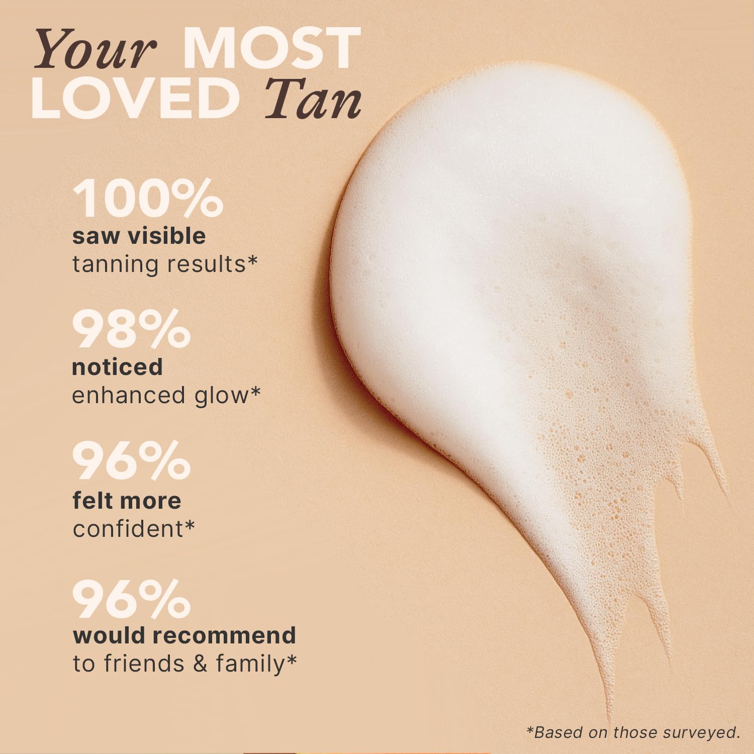 Beauty by Earth self-tanner mousse labeled dye-free and toxin-free signals clean ingredients.